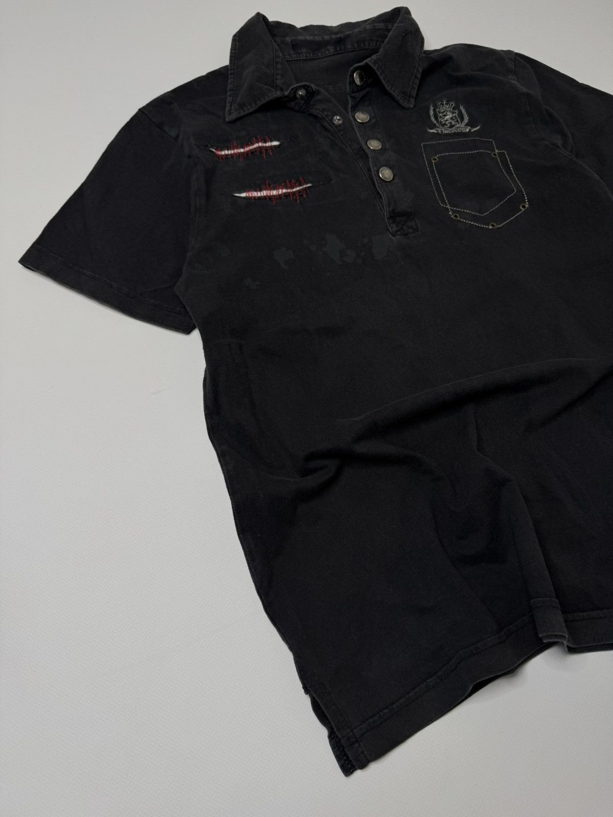 Vintage Vintage washed avant garde archive polo tee swag y2k lgb 00 Size US S / EU 44-46 / 1 - 4 Thumbnail