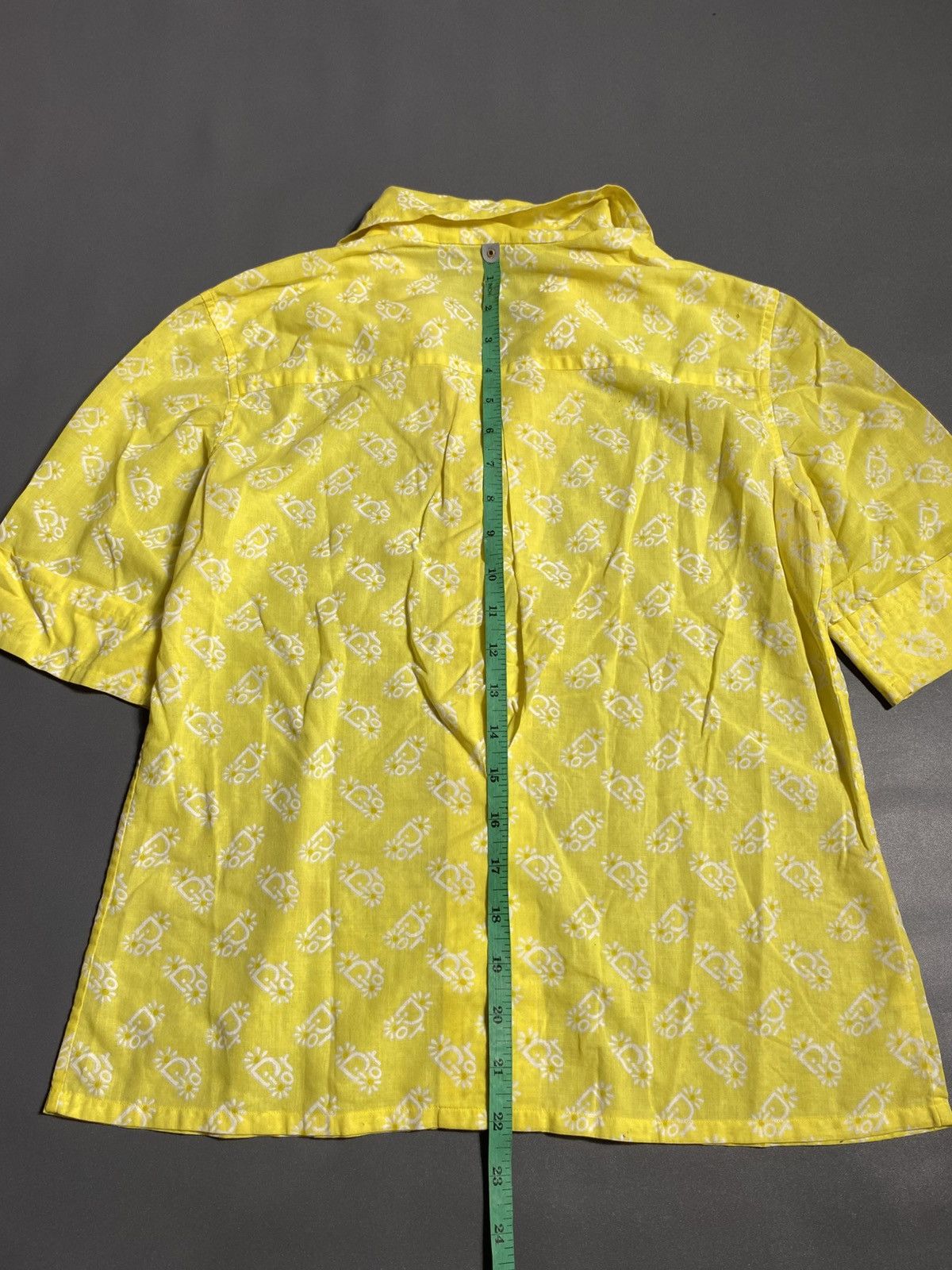 Christian Dior Monsieur Christian Dior Full Print Button Up Shirt Size L / US 10 / IT 46 - 12 Thumbnail