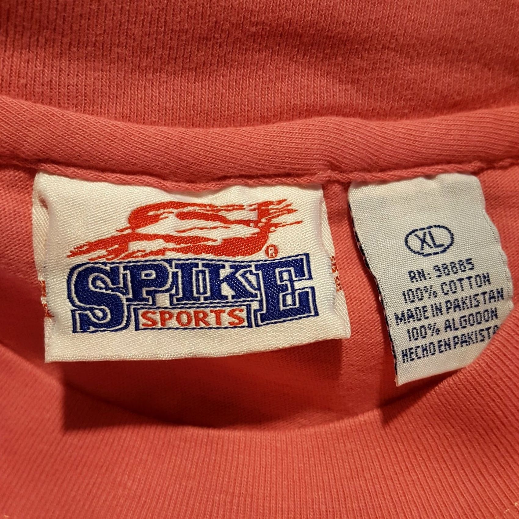 Pinko VTG 90s Pink Tribal Tie-Dye Men's XL Hawaiian Aztec Sports T Shirt Navy? Size US XL / EU 56 / 4 - 7 Thumbnail