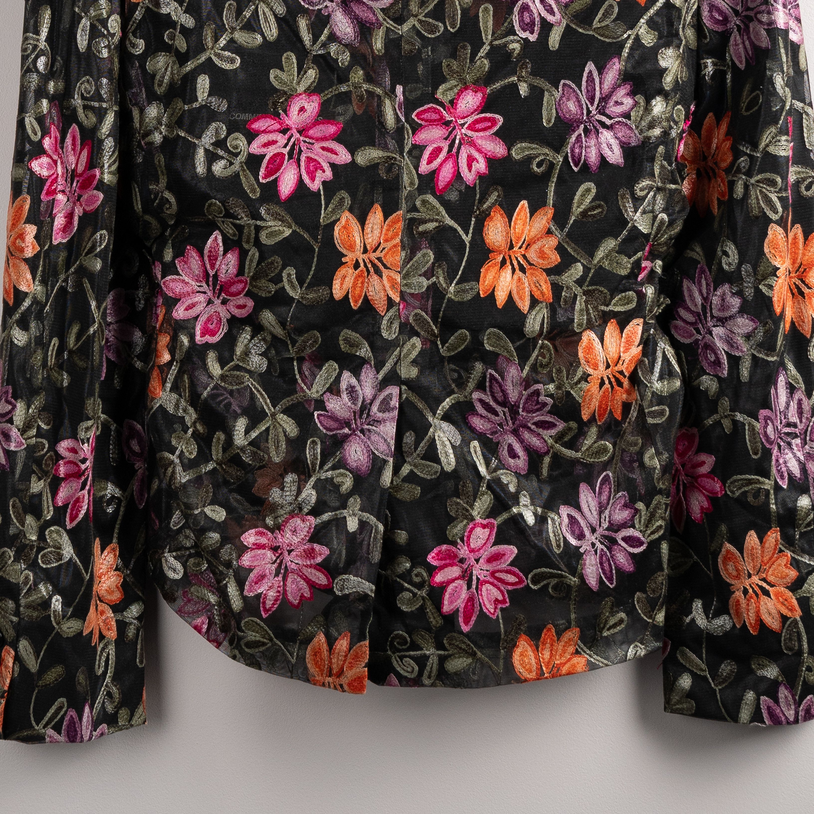 Comme des Garcons Homme Plus Comme Des Garcons Homme Plus SS19 Embroidered Mesh Floral Size US M / EU 48-50 / 2 - 8 Thumbnail