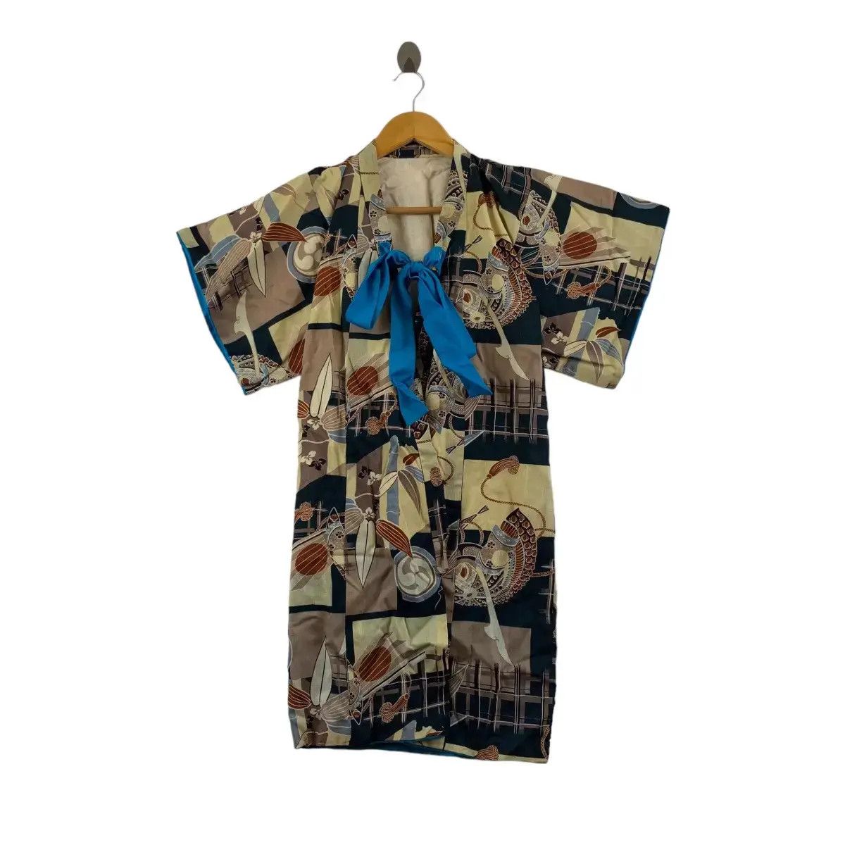 Other Vintage 80’ JAPAN TRADITIONAL AOP Art Kimono Robe Pyjamas Size XXS / US 00 / IT 34 - 1 Thumbnail
