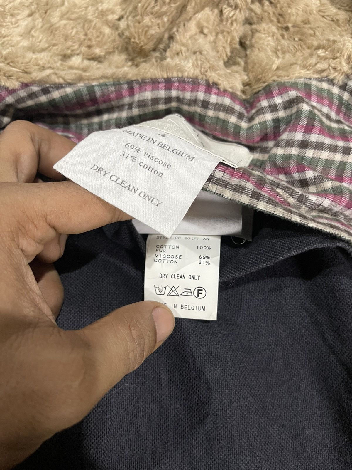 Stephan Schneider 2000s STEPHAN SCHNEIDER BUTTON HOODIE LINEN FLEECE JACKET Size US M / EU 48-50 / 2 - 17 Thumbnail