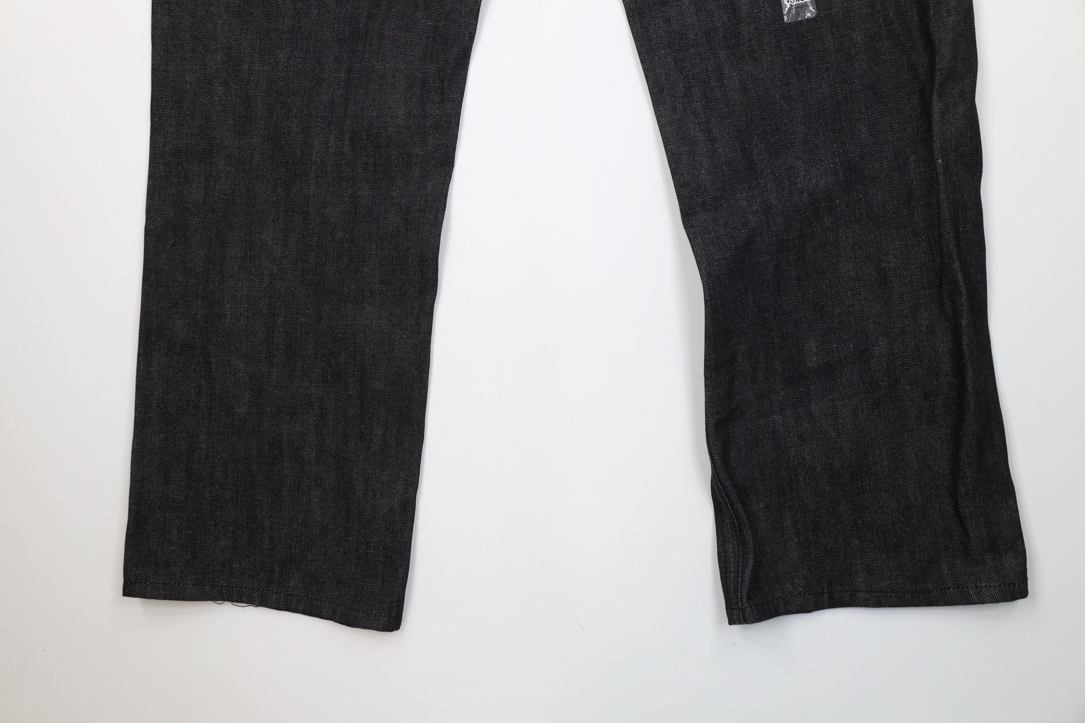 Ecko Unltd. Deadstock Vintage 90s Y2K Ecko Wide Leg Denim Jeans Black Size US 40 / EU 56 - 11 Thumbnail