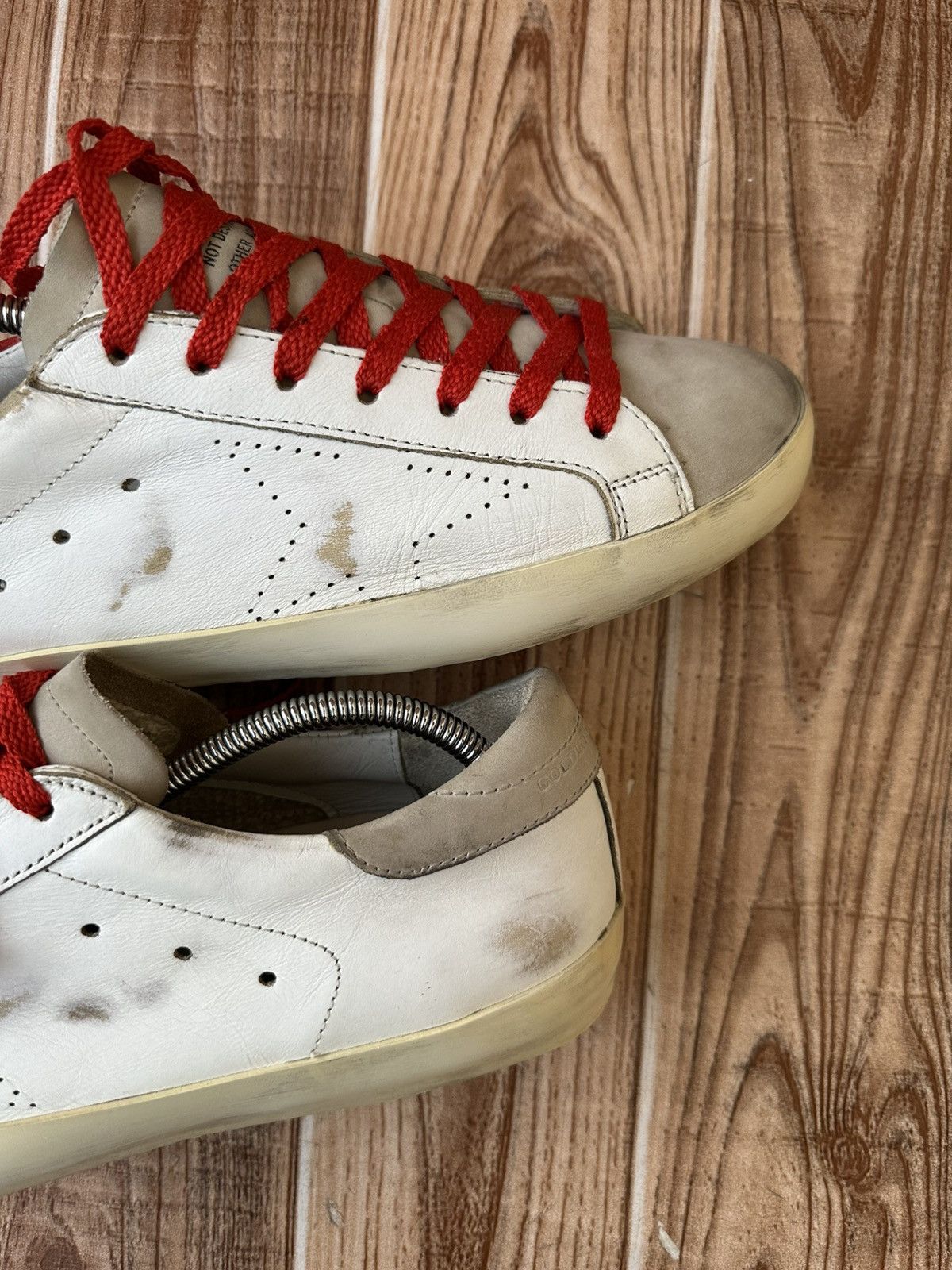 Golden Goose Golden Goose Superstar White Leather Nubuck Low Top Sneaks Size US 9 / EU 42 - 11 Thumbnail