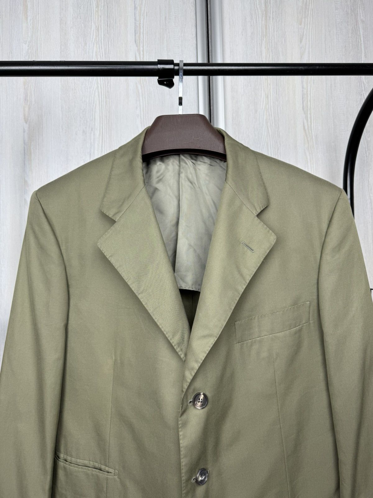 Caruso R. Caruso handmade in Italy cotton unlined sport coat blazer Size 44R - 3 Thumbnail