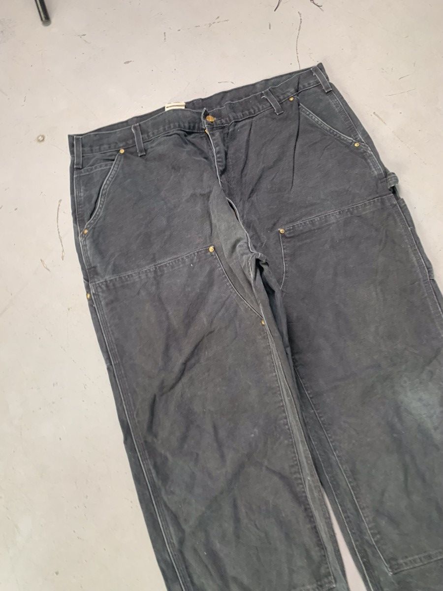Carhartt Vintage Carhartt b01 BLK double knee workwear denim Size US 40 / EU 56 - 3 Thumbnail
