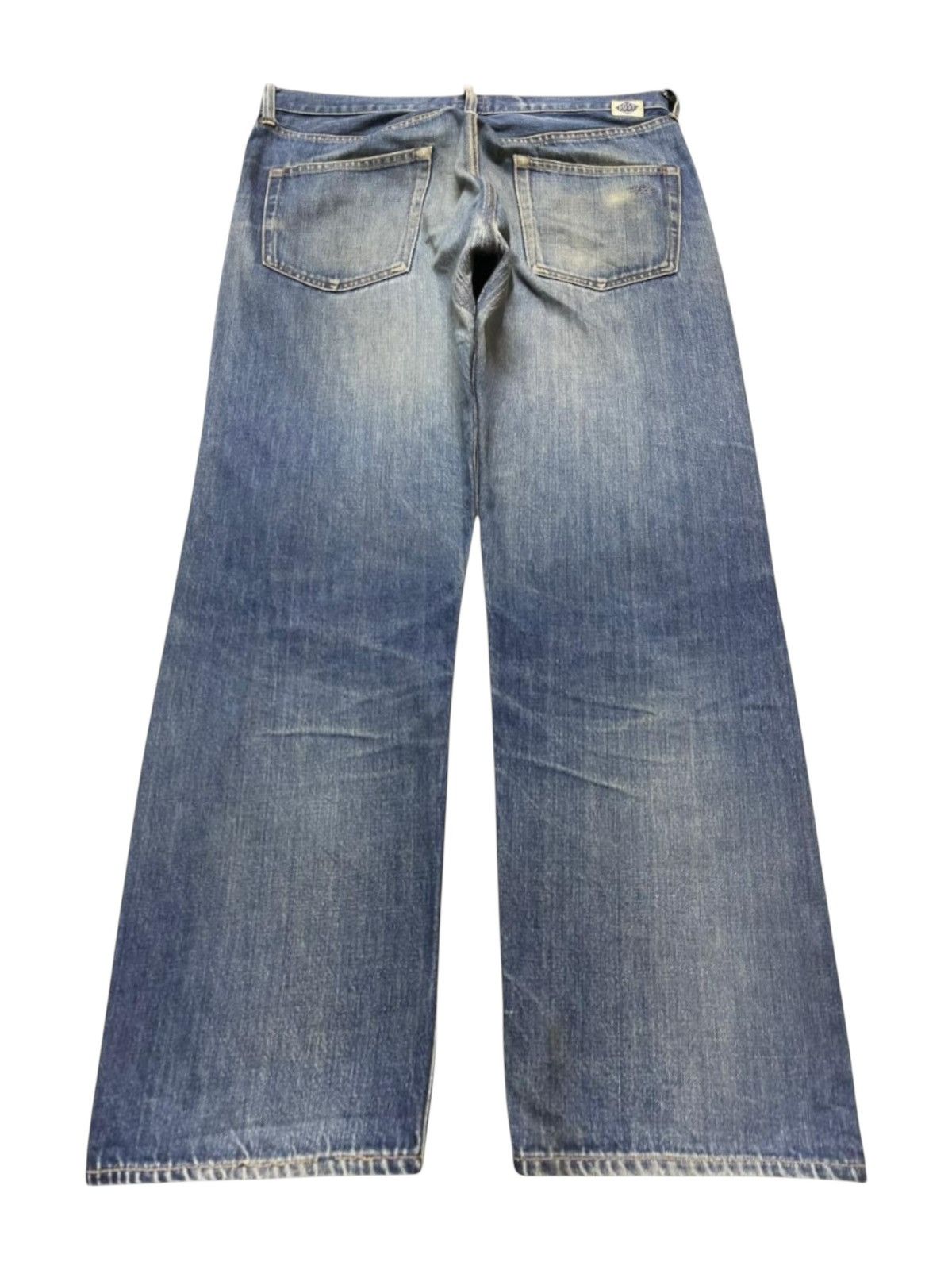 Post Overalls Vintage 80s Made In Usa Post O’Alls Selvedge Mud Wash Loose Size US 34 / EU 50 - 2 Thumbnail