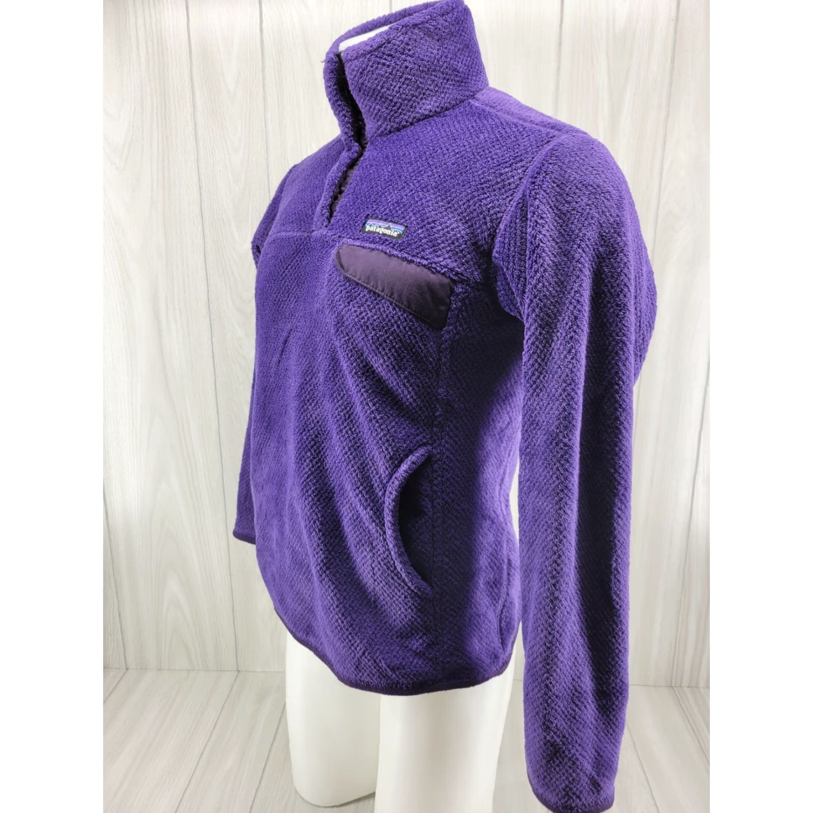 Patagonia Patagonia Women's Re-Tool Snap-T Fleece Pullover Purple Polartec Thermal Pro Medium Size M / US 6-8 / IT 42-44 - 2 Thumbnail