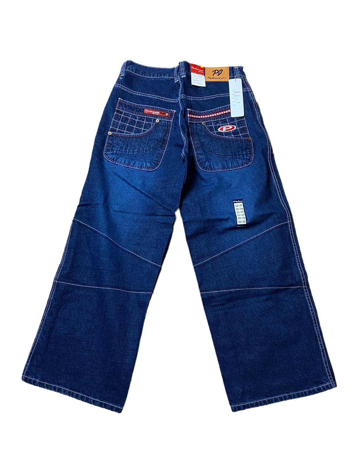 Pre-owned Jnco X Southpole Y2k Pachinno Jeans Jnco Style Wide Leg Baggy Rave Jeans In Blue