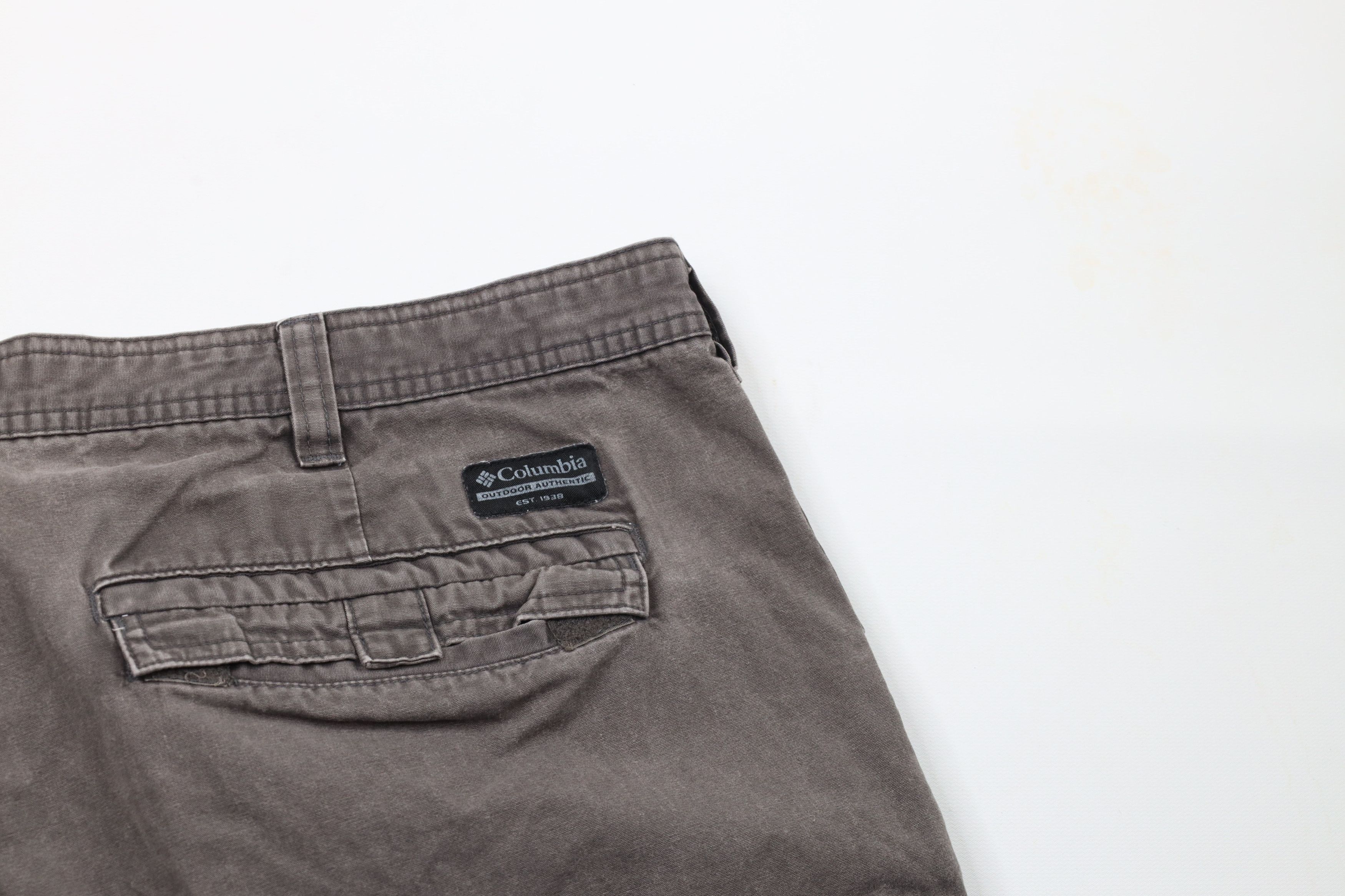 Columbia × Vintage Vintage Columbia Out Above Knee Dungaree Shorts Gray Cotton Size US 32 / EU 48 - 11 Thumbnail