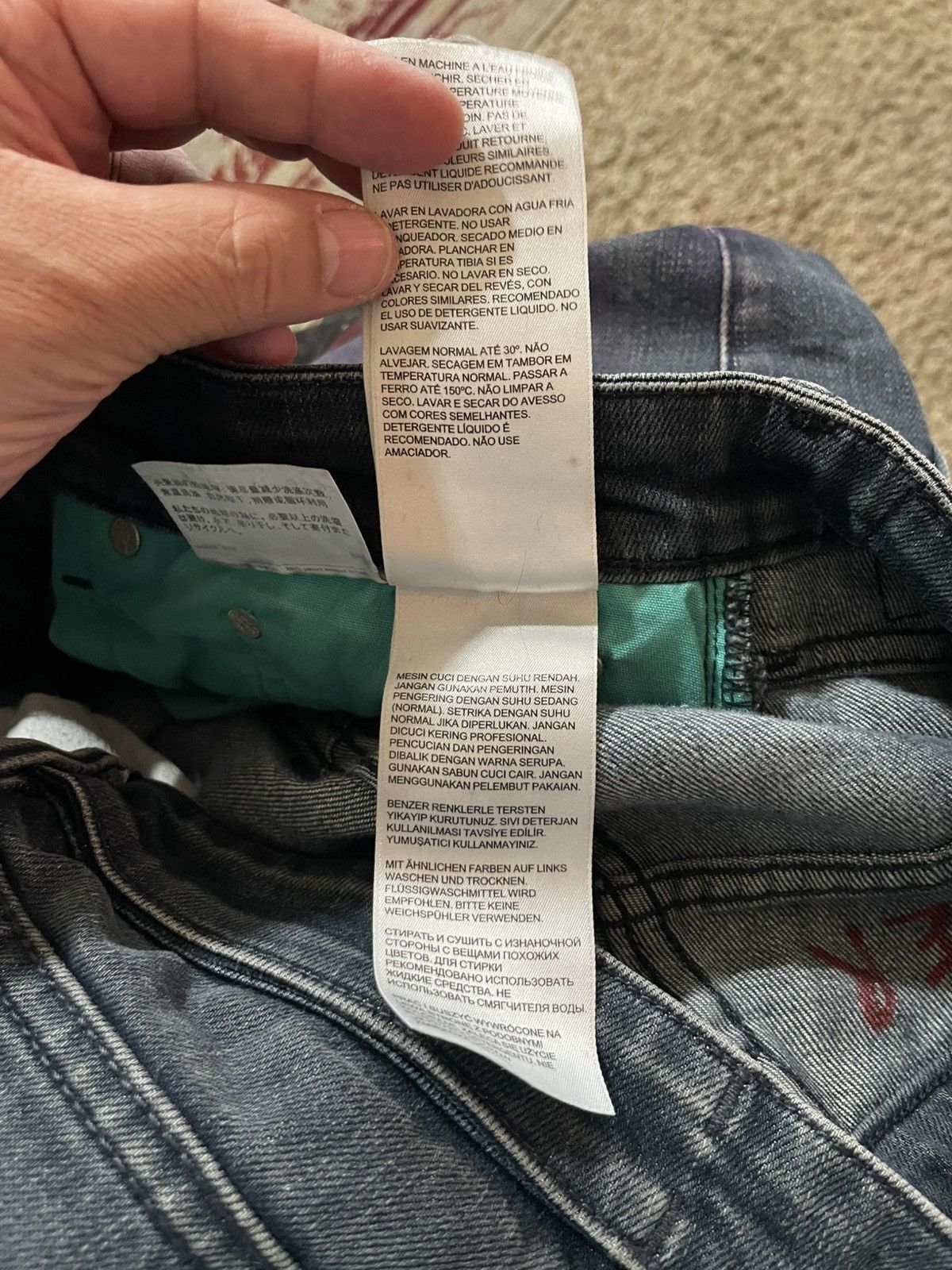 Levi's Daperdashery x Levi’s 511 custom made denim jeans Size US 32 / EU 48 - 12 Thumbnail