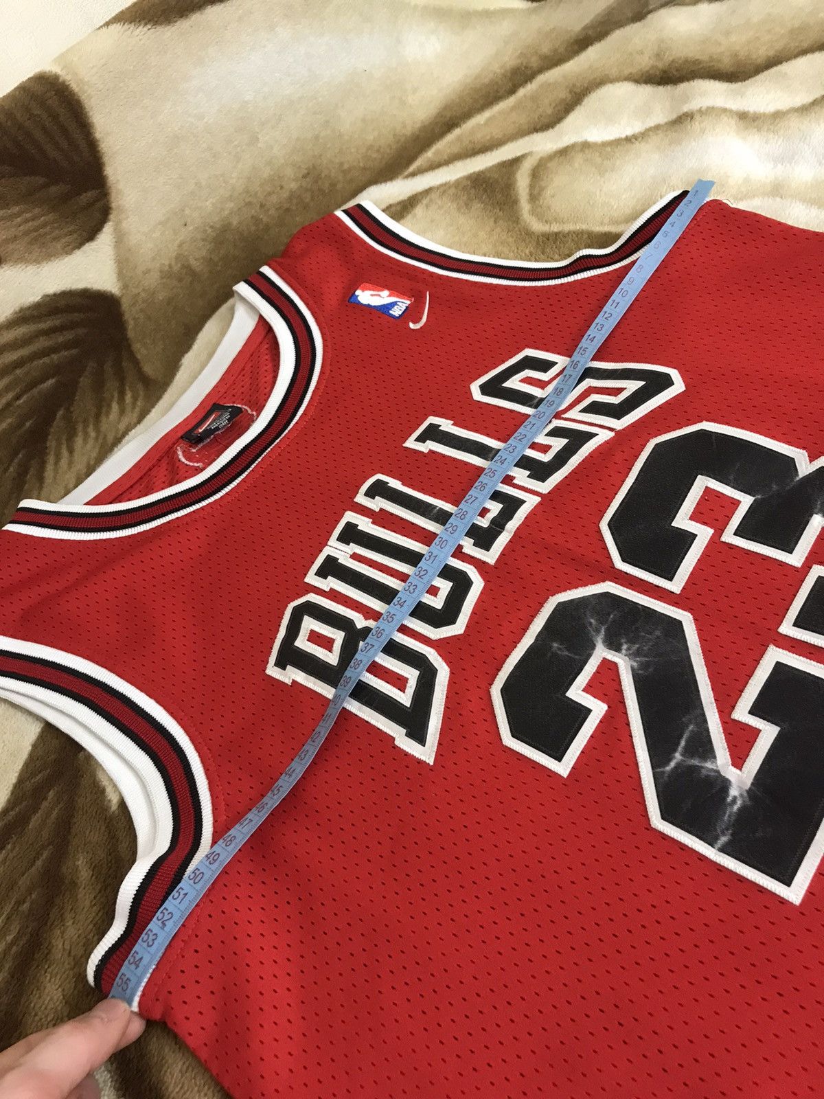 NBA 🔥 90s Chicago Bulls 23 Jordan Nike NBA Jersey Shirt Size US L / EU 52-54 / 3 - 8 Thumbnail