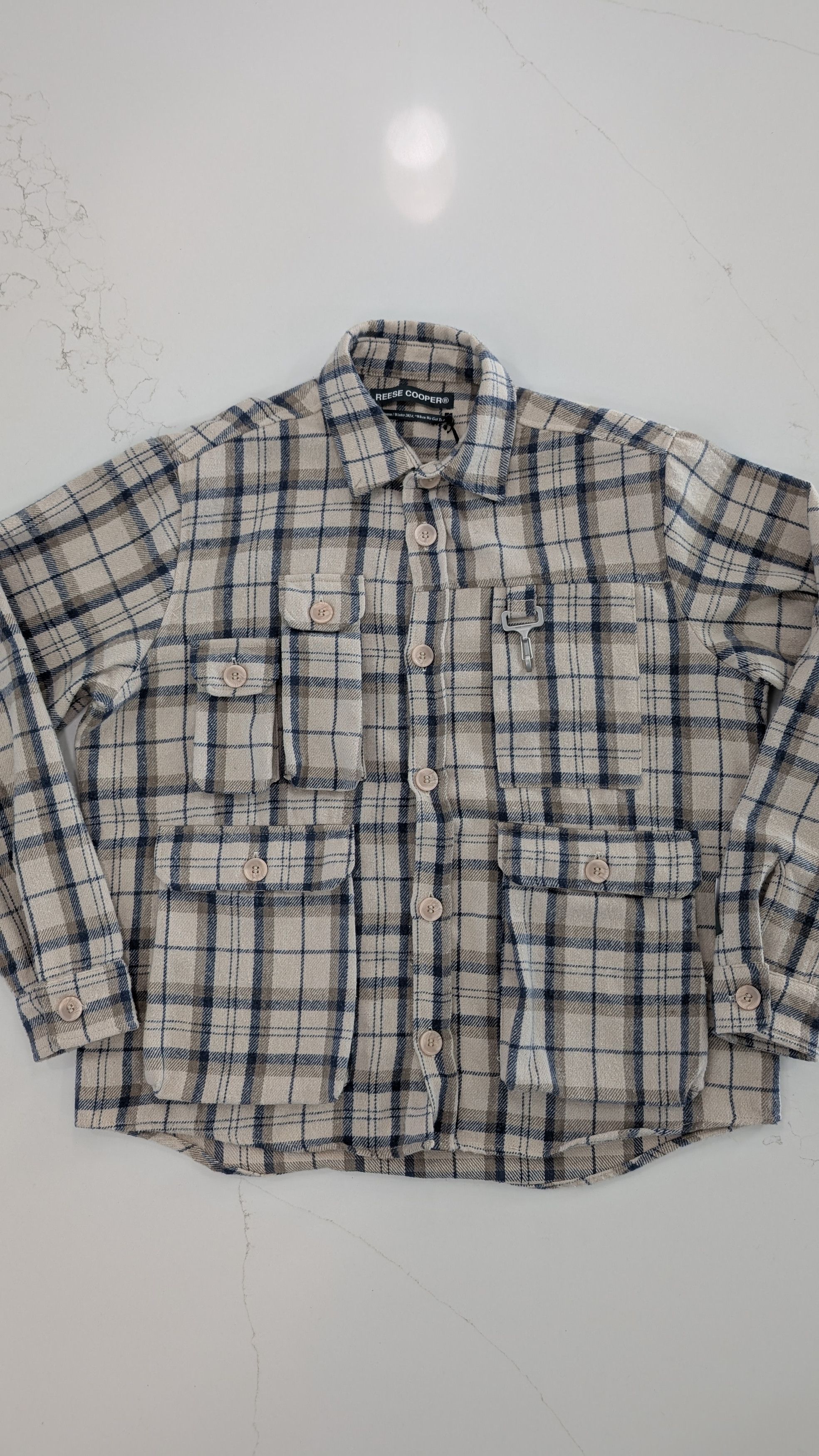 Reese Cooper Reese Cooper Heavyweight 3D Pocket Flannel Shirt Plaid Size US M / EU 48-50 / 2 - 1 Thumbnail