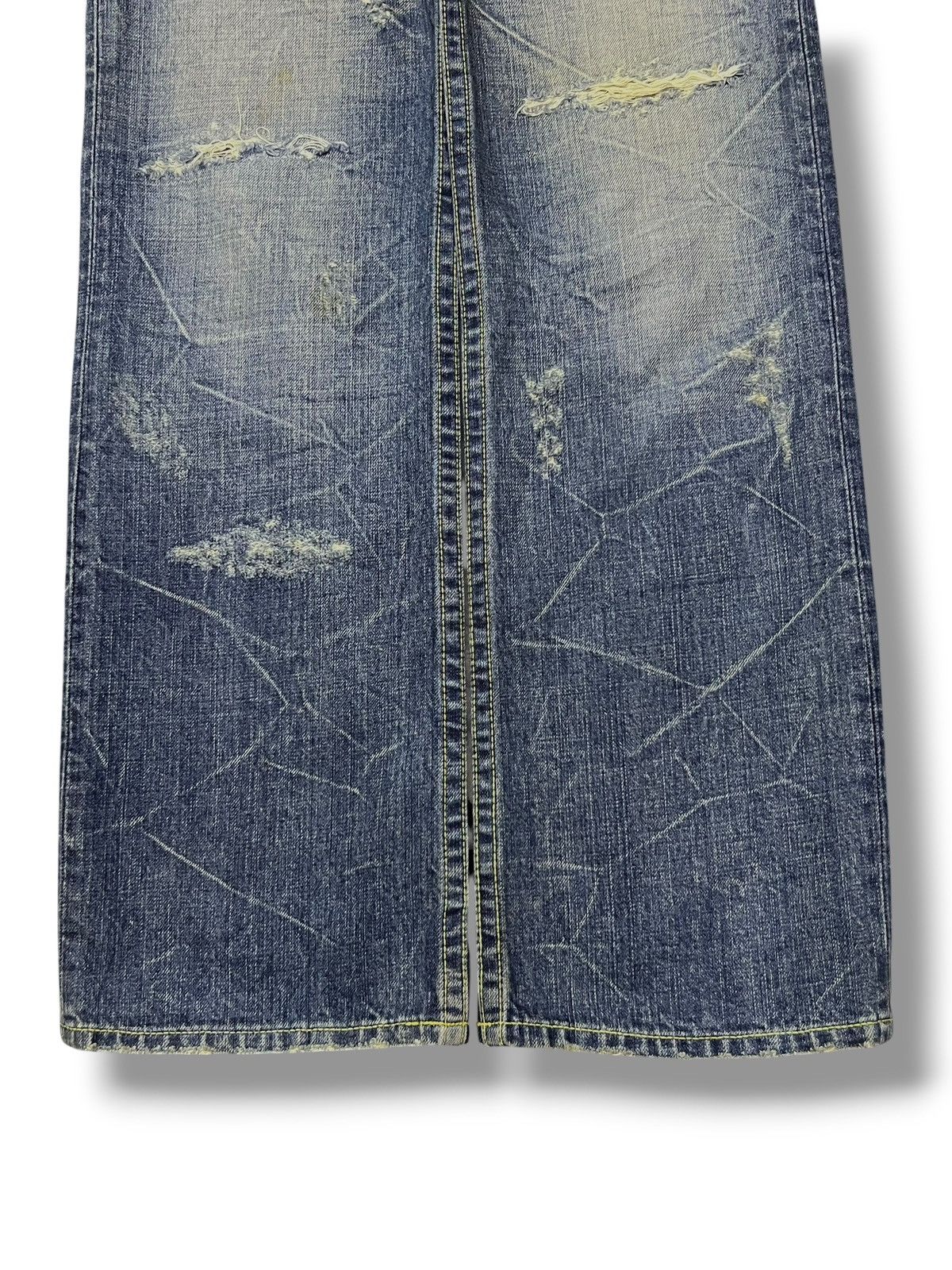 Japanese Brand Vintage 00s CocoLulu Co&Lu Japan - Faded Thunder Wash Size 31" - 6 Thumbnail