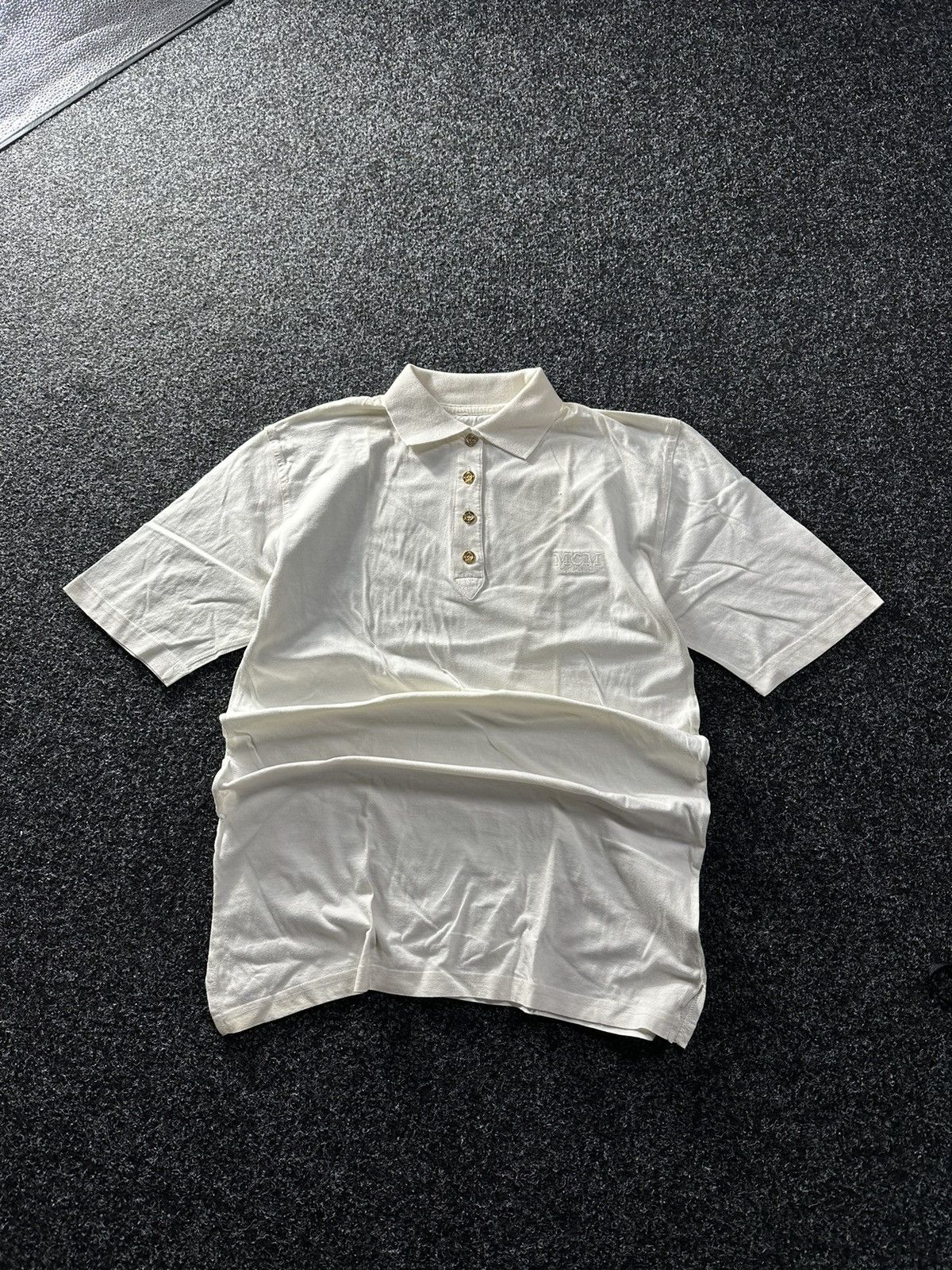 MCM × Vintage 🚨Vintage MCM Mini logo Polo t-shirt LUXURY OLD MONEY Size US M / EU 48-50 / 2 - 1 Thumbnail