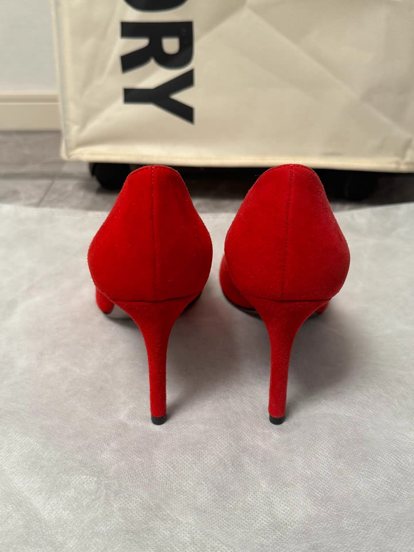 Prada Prada Red Heels K6 Size US 7.5 / IT 37.5 - 4 Thumbnail