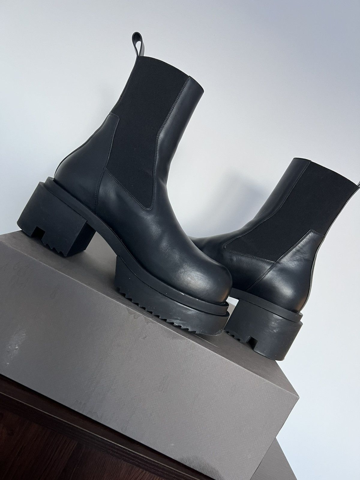 Rick Owens Rick ownes bogun leather boots Size US 11 / EU 44 - 4 Thumbnail