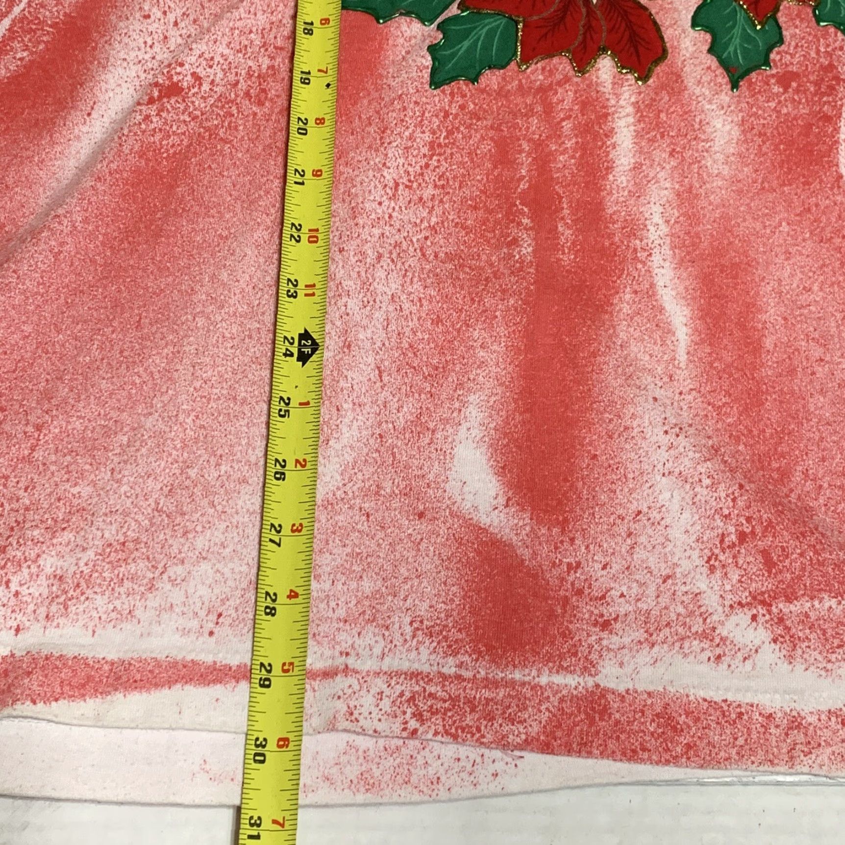 Vintage VINTAGE SCREEN STARS Shirt Christmas Red XXL/XL Men? No gender given. Size XXL / US 16-18 / IT 52-54 - 4 Thumbnail
