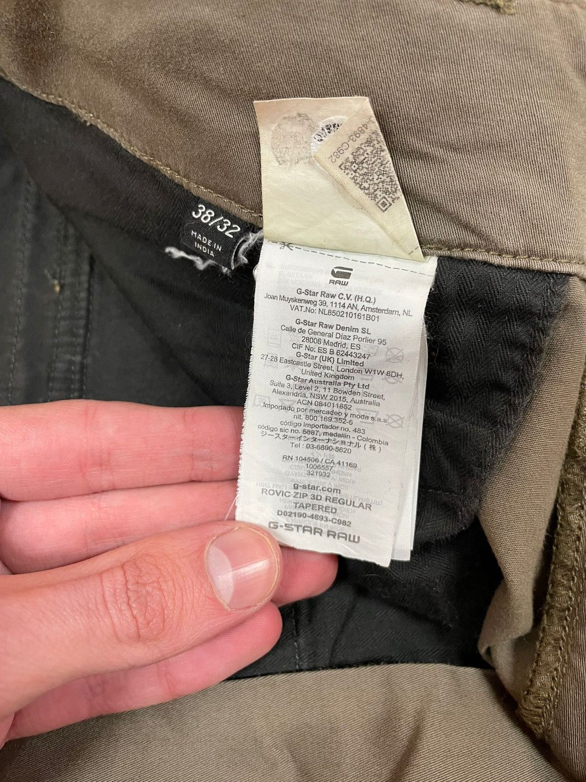 G-Star G Star Raw Tactical Cargo Pants big size US38 Size US 38 / EU 54 - 10 Thumbnail