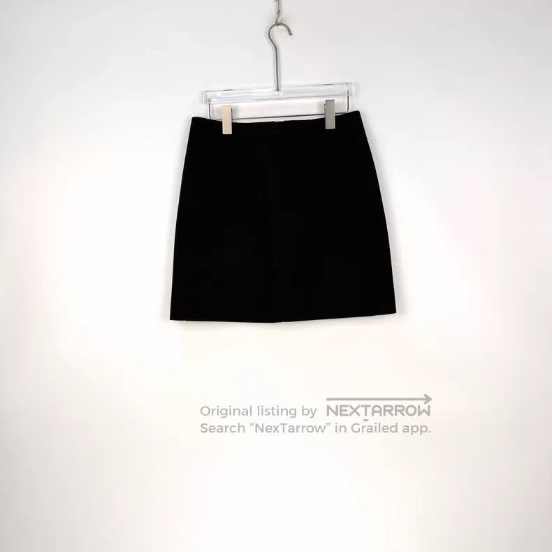 Hermes Hermes Black Silver Buckle Skirt Size 26" / US 2 / IT 38 - 4 Thumbnail