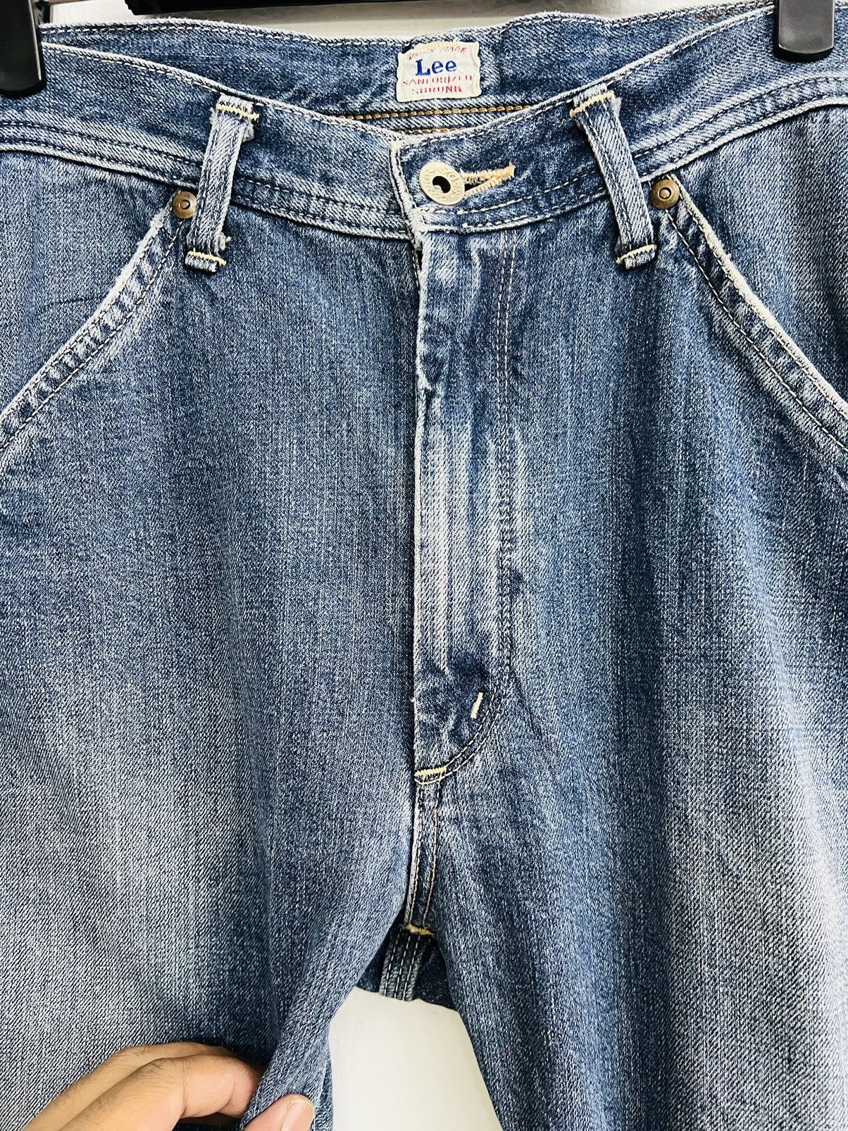 Lee × Vintage Vintage Lee Union Made Sanforized Denim Size US 32 / EU 48 - 4 Thumbnail
