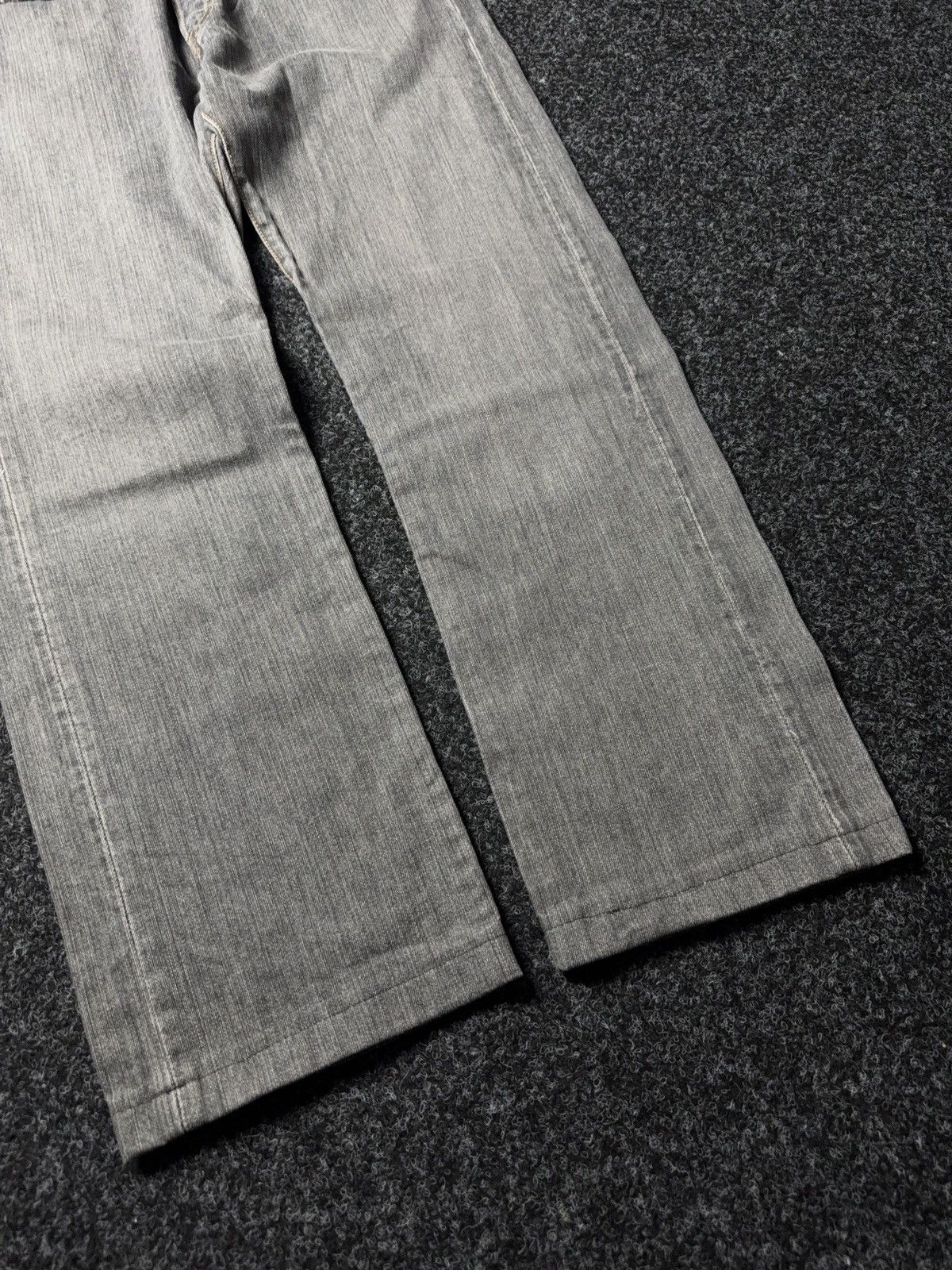 Levi's Vintage 00s Levi’s 501 Grey Wash Straight Leg Jeans LGB Y2K Size US 36 / EU 52 - 3 Thumbnail