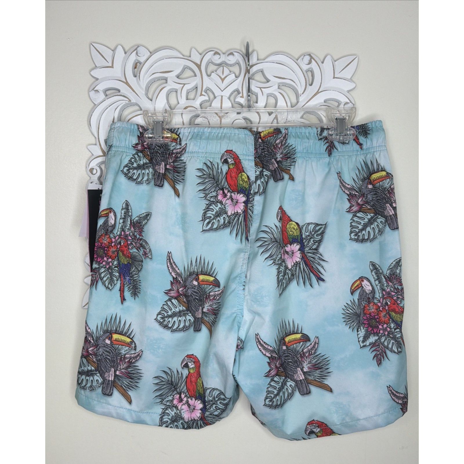 Other Psycho Tuna Tropical Birds Swim Trunks Men's Medium NWT Size US 31 - 4 Thumbnail