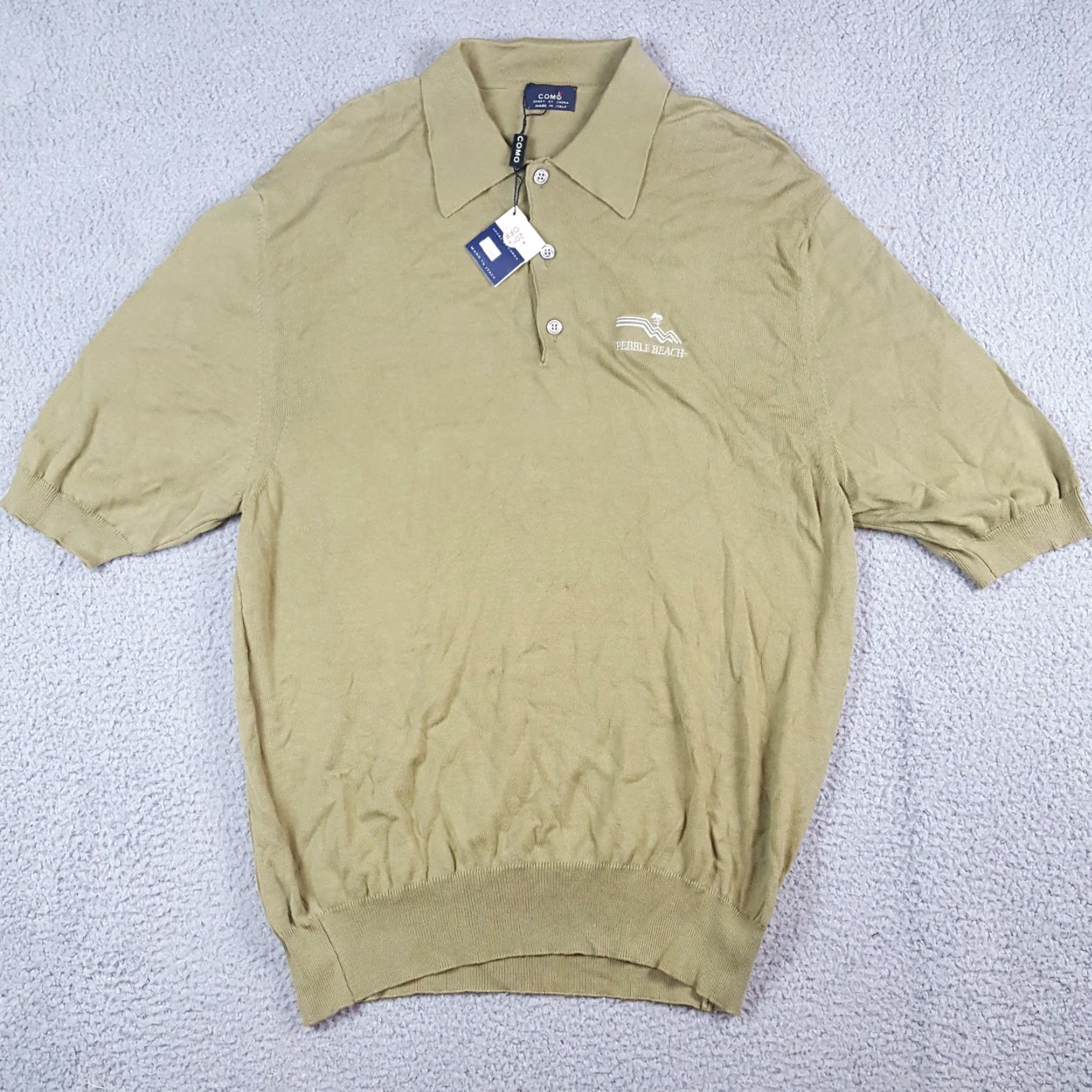 Vintage VINTAGE Como Polo Shirt Men XL Preppy Button Collar Polo Shirt Folded? Size US XL / EU 56 / 4 - 2 Thumbnail