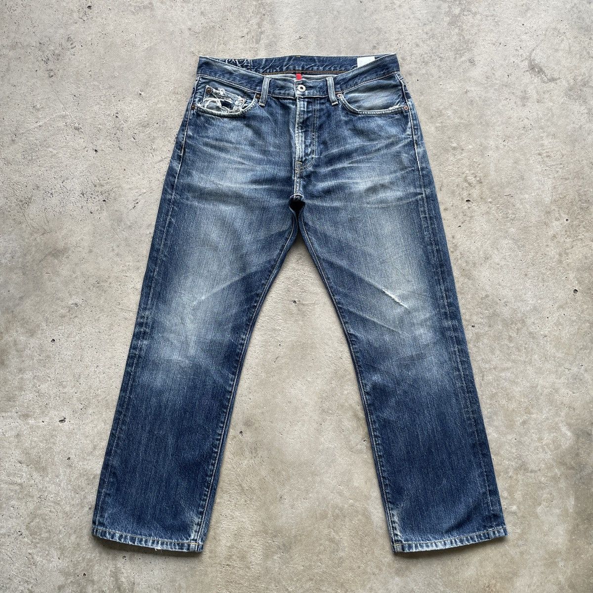 Japanese Brand W33💥 Vintage Japanese Faded Jeans Denim Pants Size US 33 - 1 Thumbnail