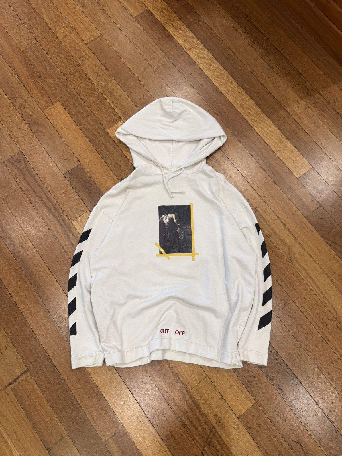 Off-White Off-White Caravaggio Hoodie Size US L / EU 52-54 / 3 - 1 Thumbnail