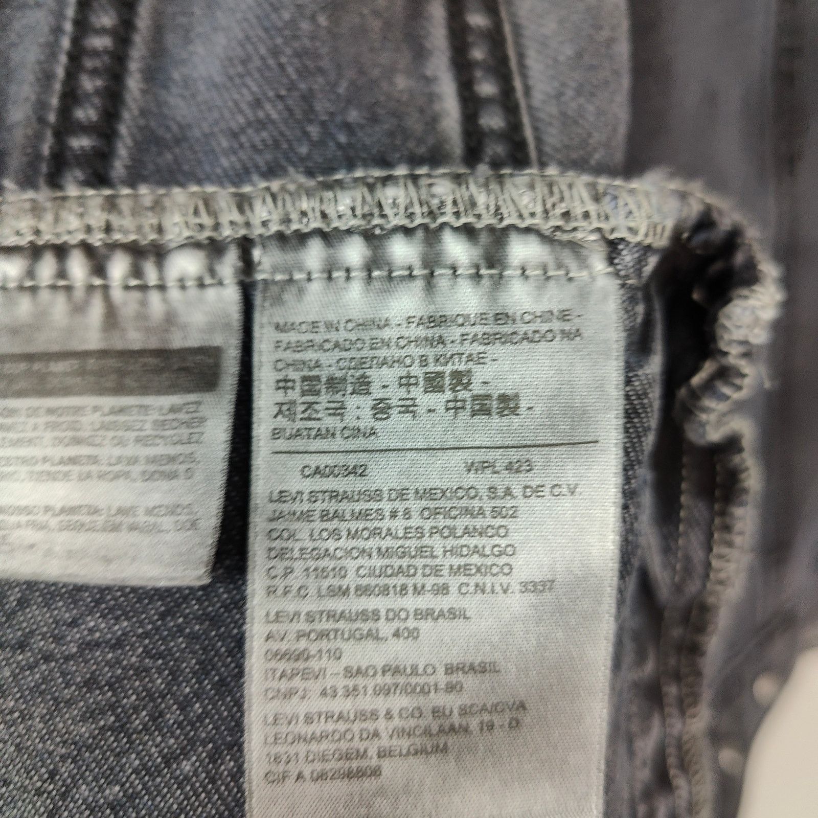 Levi's Levi's Trucker Jacket Mens Medium Charcoal Gray 90s Size US M / EU 48-50 / 2 - 9 Thumbnail
