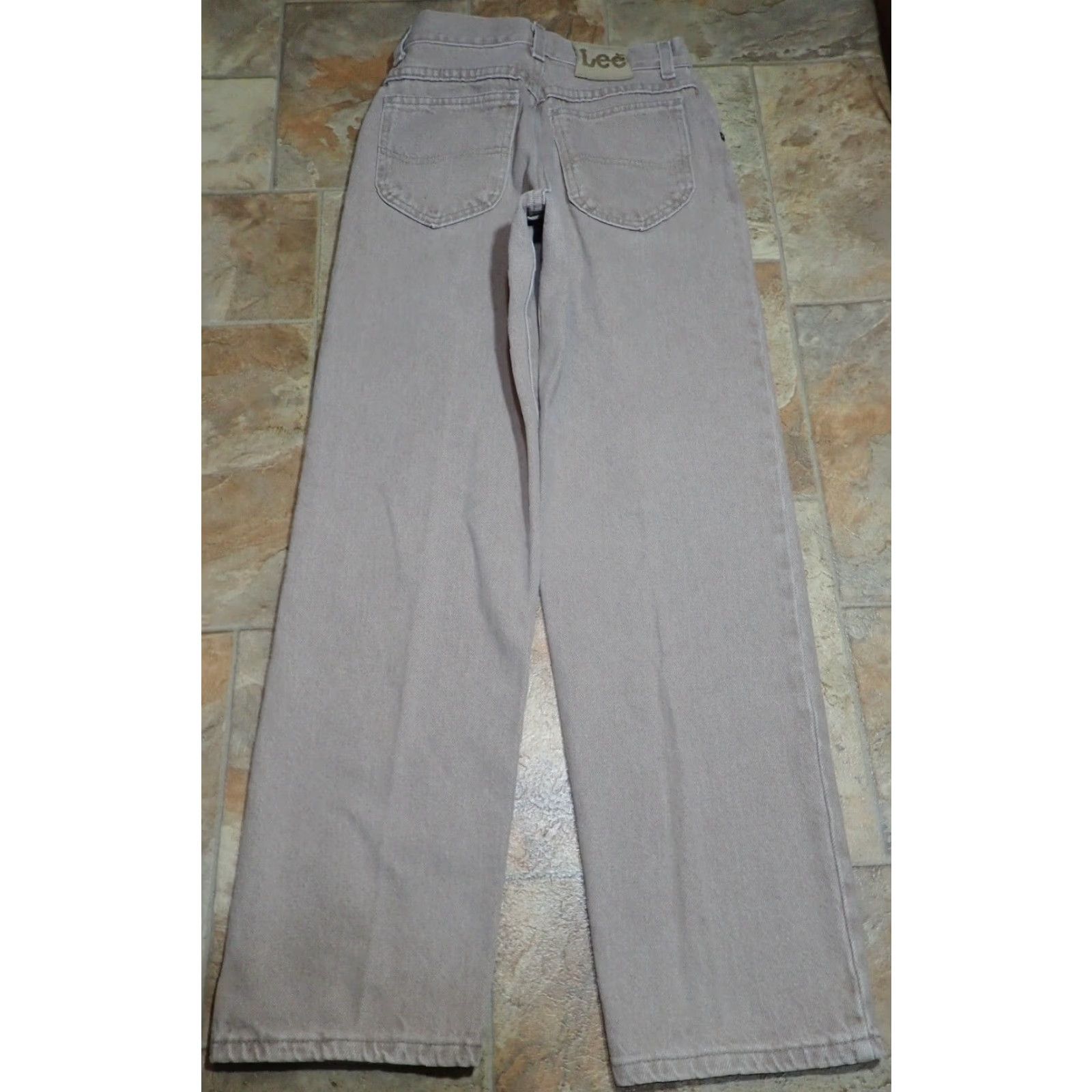Lee VINTAGE Lee Jeans Women's Tapered Denim Light Blue 24x27 USA 90s Size 26" / US 2 / IT 38 - 2 Thumbnail