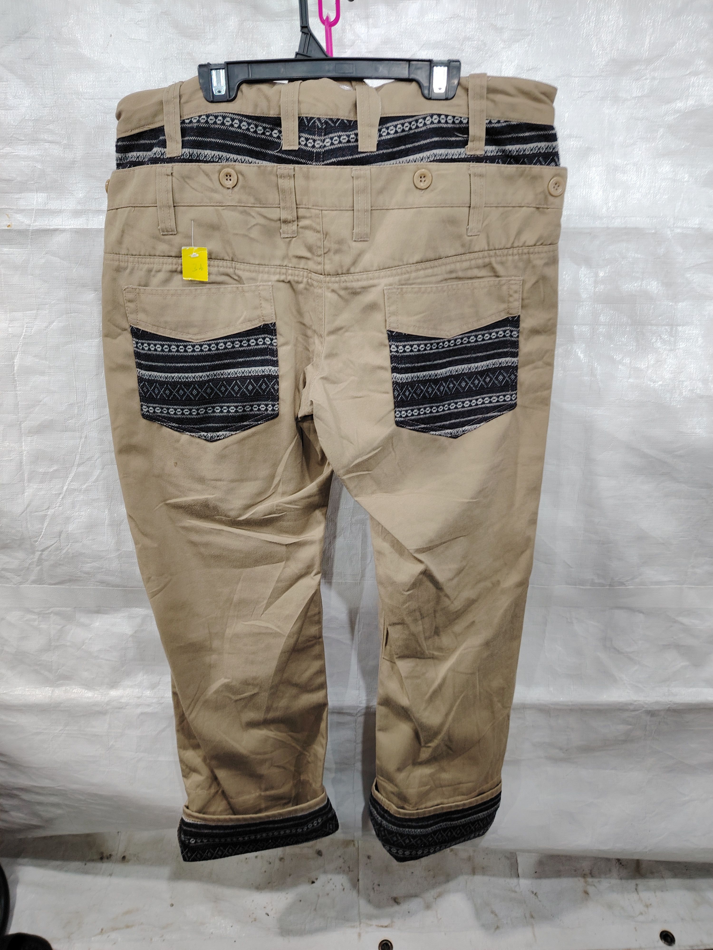 Japanese Brand VINTAGE JAPANESE DOUBLE WAIST CARGO PANTS Size US 36 / EU 52 - 1 Thumbnail
