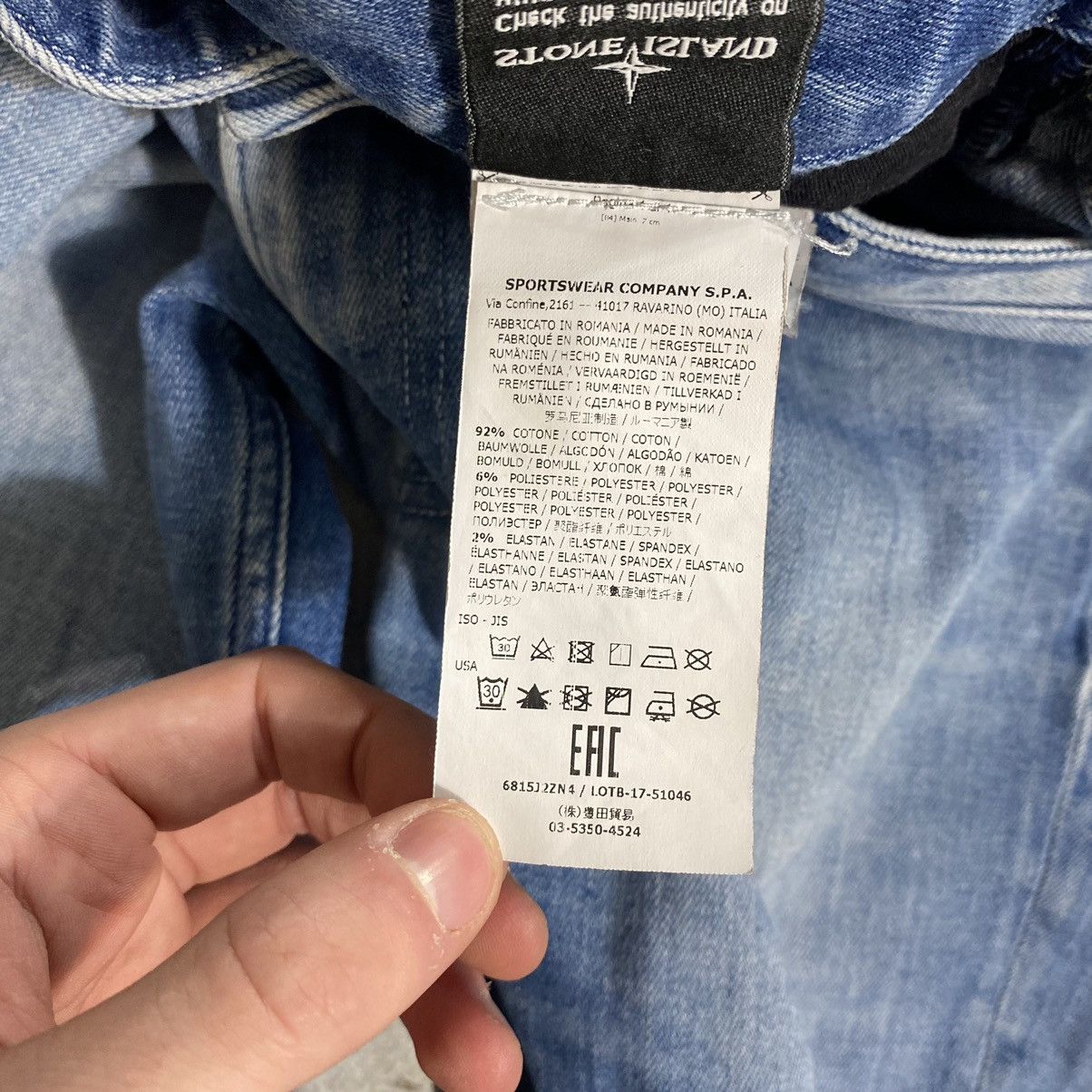 Stone Island Vintage Stone island jeans denim Size US 31 - 14 Thumbnail