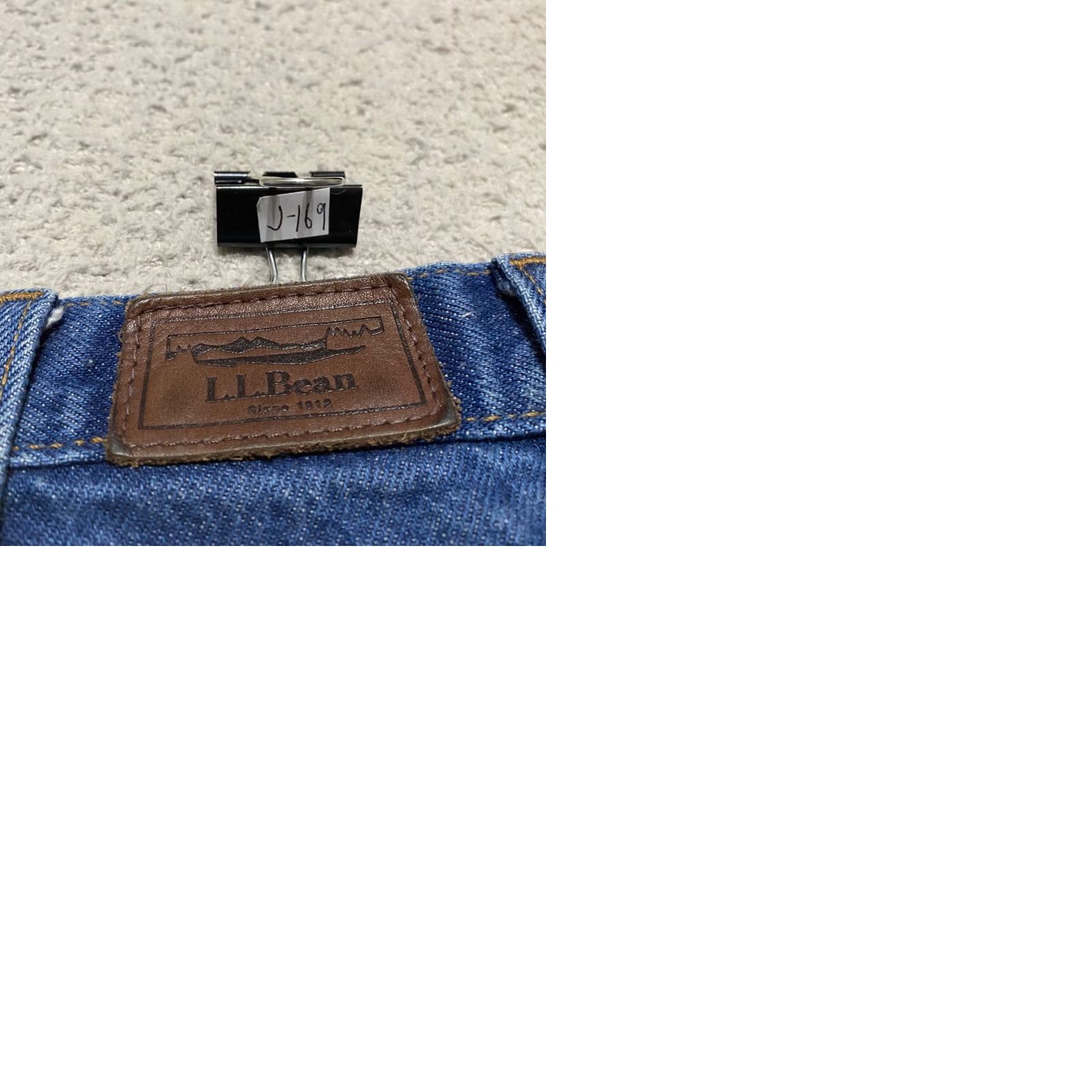 Vintage L.L. Bean Jeans Mens 34x29 Blue Denim Medium Wash Straight Leg Mid Rise Size US 34 / EU 50 - 9 Thumbnail