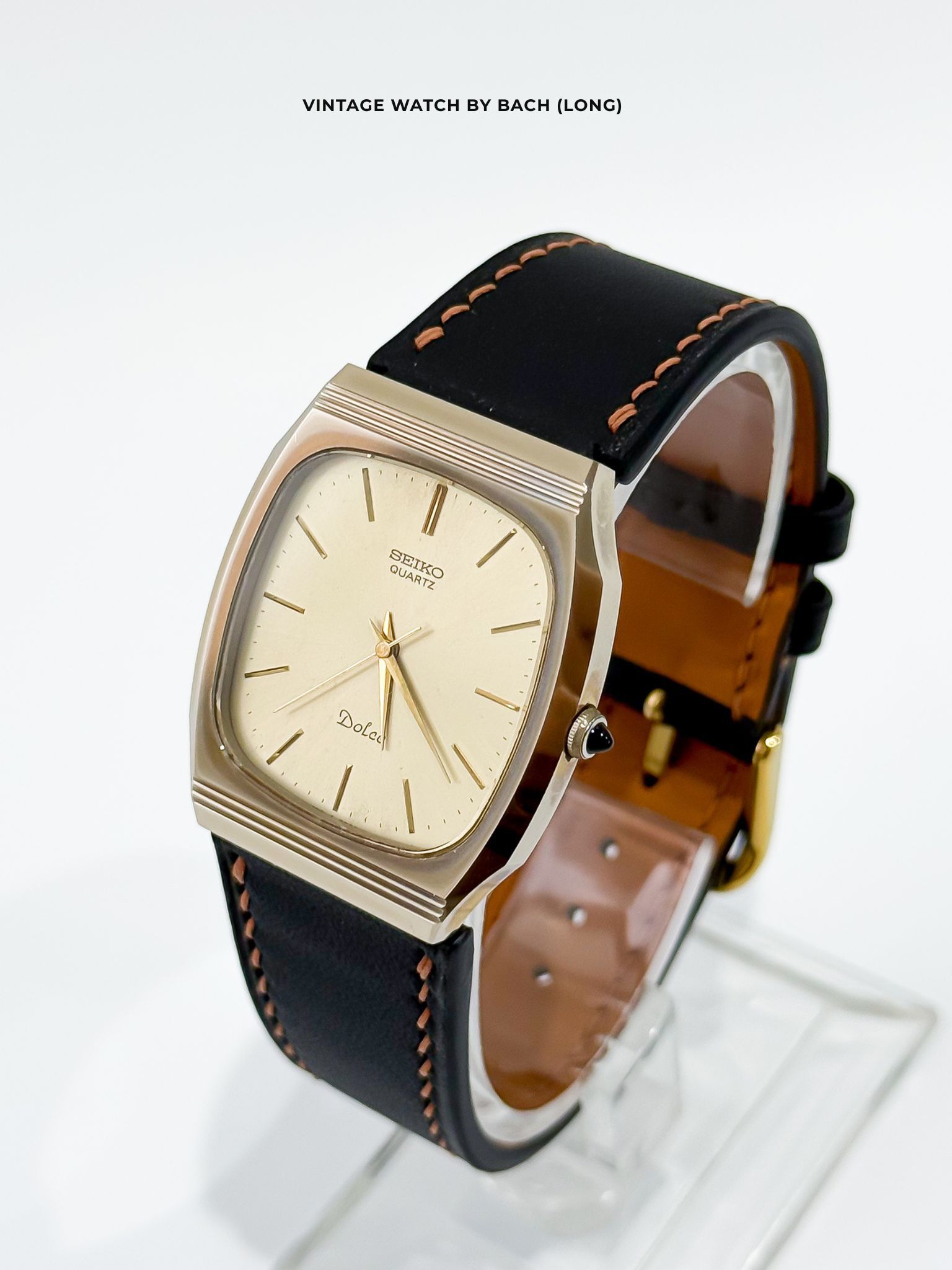 時計 SEIKO DOLCE 3M22-0A70 18kt Seiko SEIKO 3M22-0A70 Titanium 18K Gold Bezel Dolce Kinetic