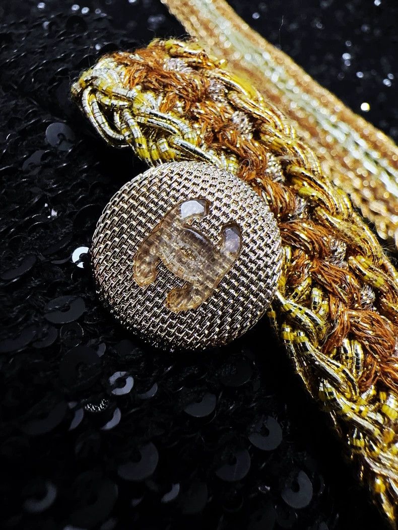 Chanel Chanel 22s spring and summer show black gold sequin woven Size XS / US 0-2 / IT 36-38 - 5 Thumbnail