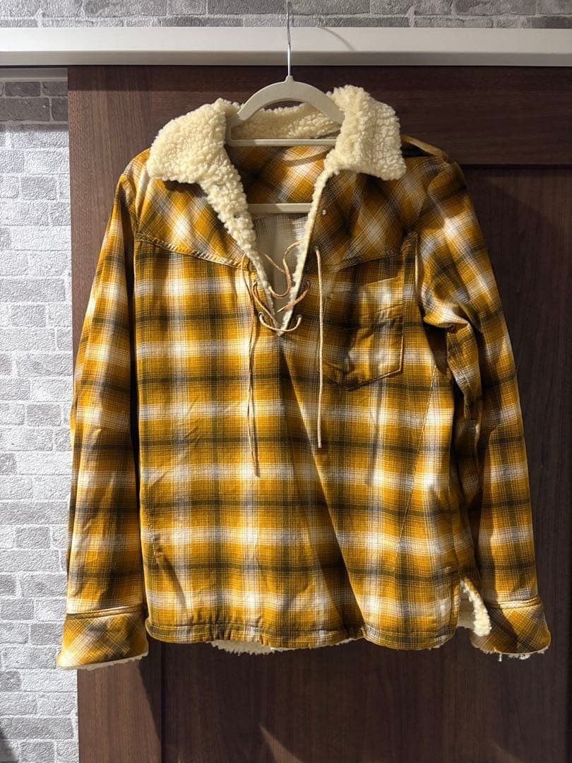 Number (N)ine Archive Lace Up Sailor Plaid Fleece Jacket Size US S / EU 44-46 / 1 - 1 Thumbnail