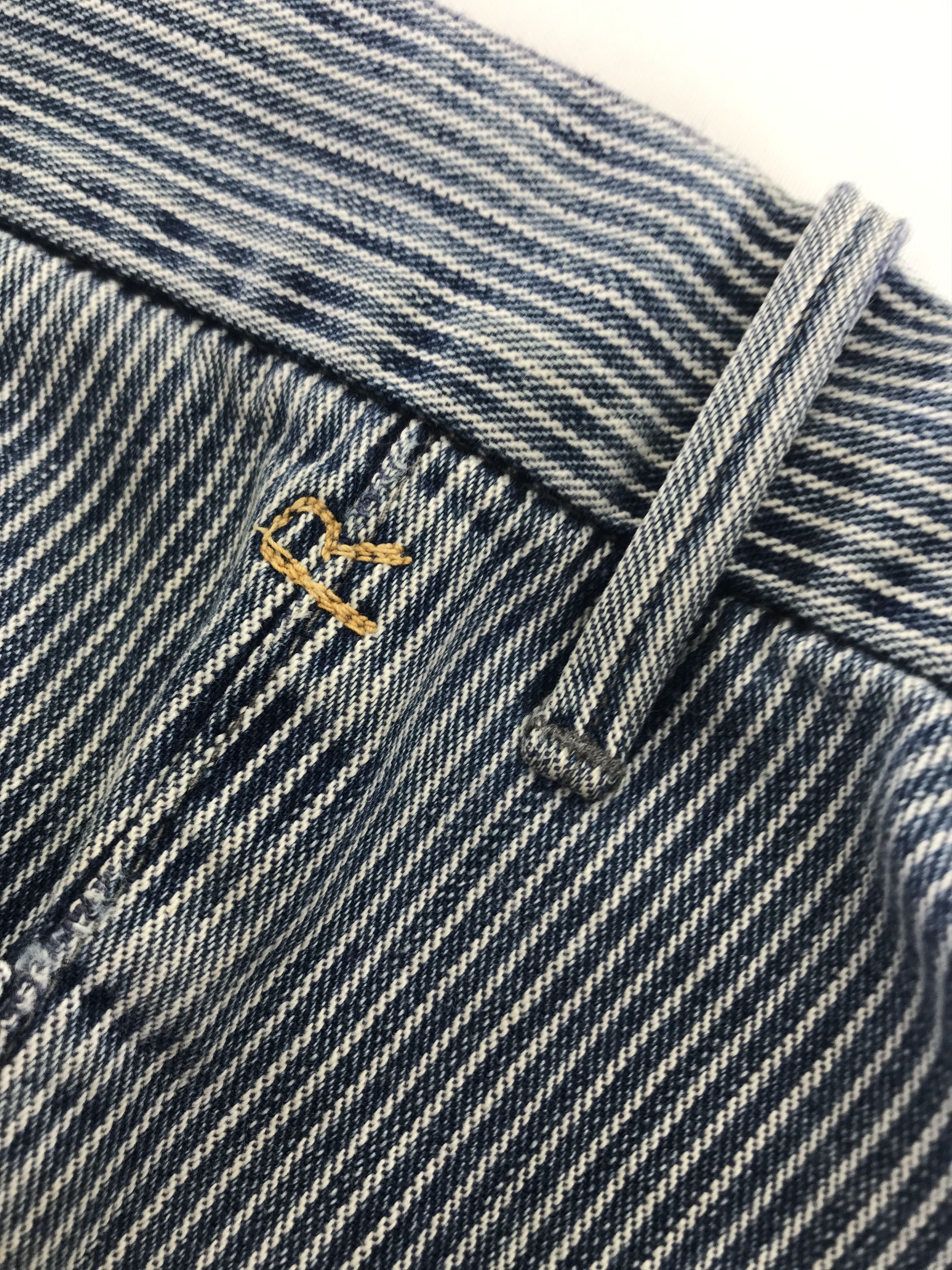 45rpm Vintage R By 45rpm Hickory Striped Pants Size US 29 - 10 Thumbnail