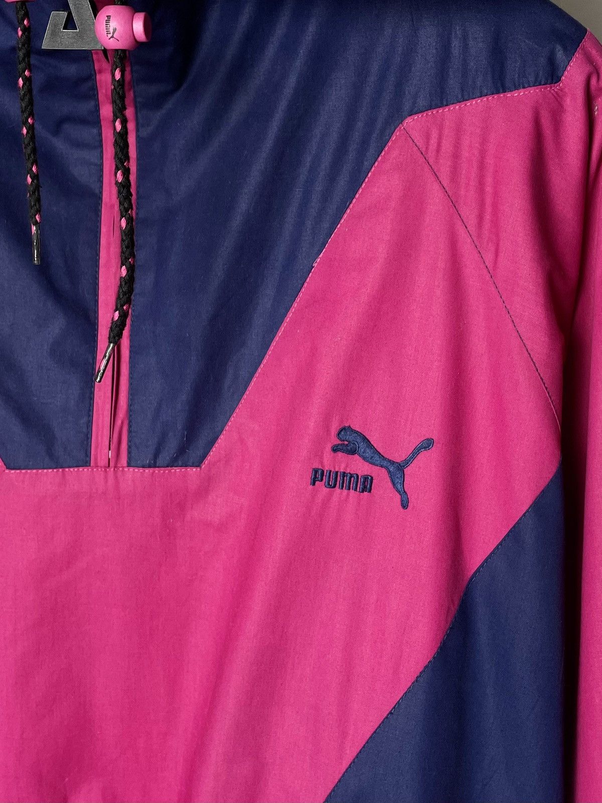 Puma Puma 😈 Vintage Pink Rain Light Hooded Supreme Jacket Size US L / EU 52-54 / 3 - 5 Thumbnail