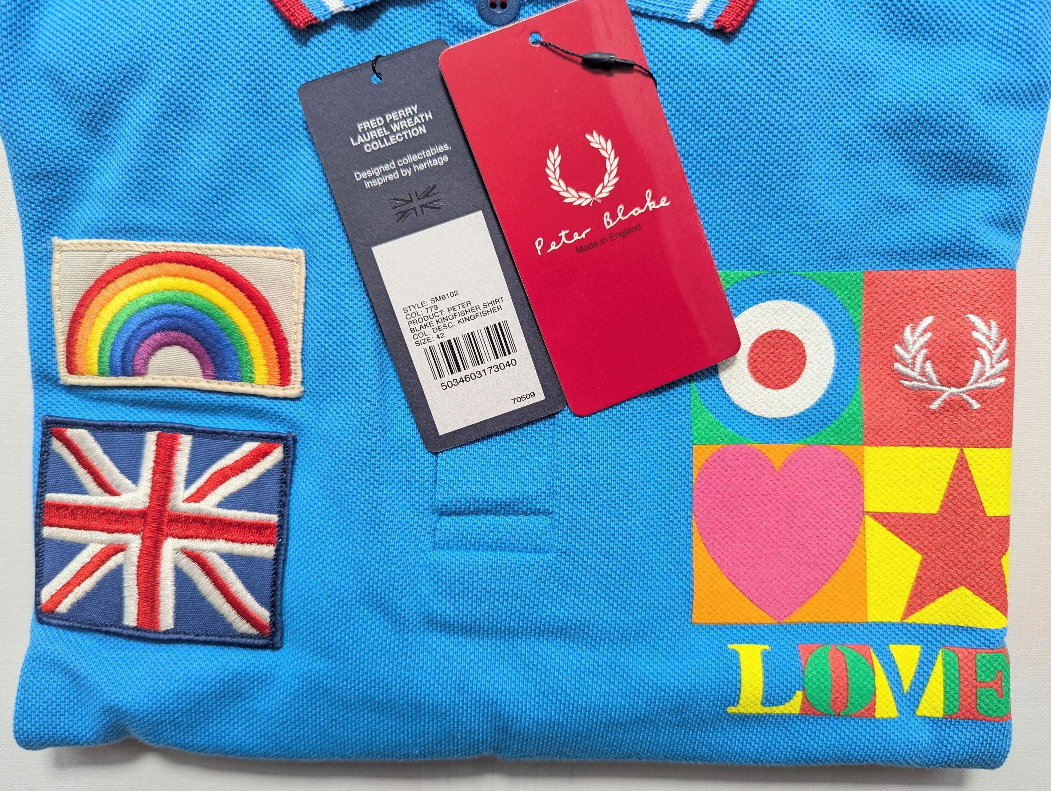 Fred Perry FRED PERRY/PETER BLAKE POLO Size US XS / EU 42 / 0 - 2 Thumbnail