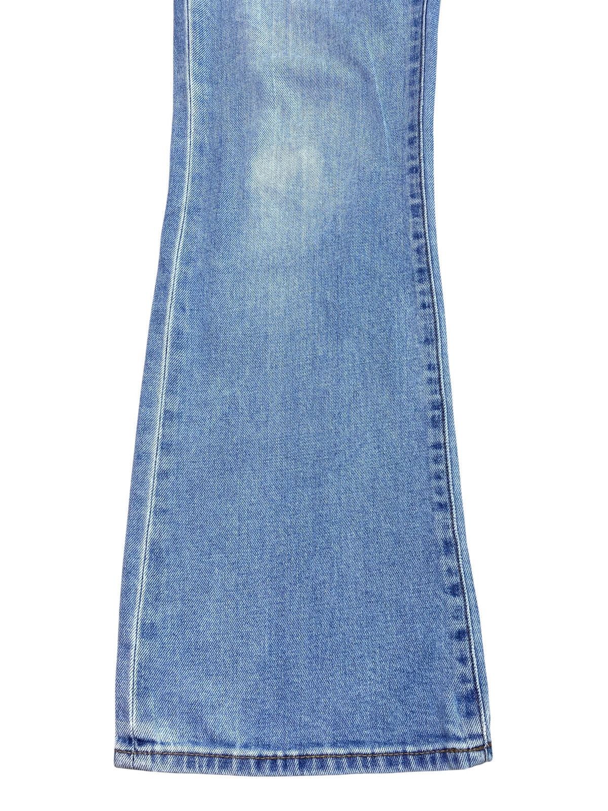 GU Gu Brand Faded Blue Wash Style Flare Jeans Size US 28 / EU 44 - 4 Thumbnail