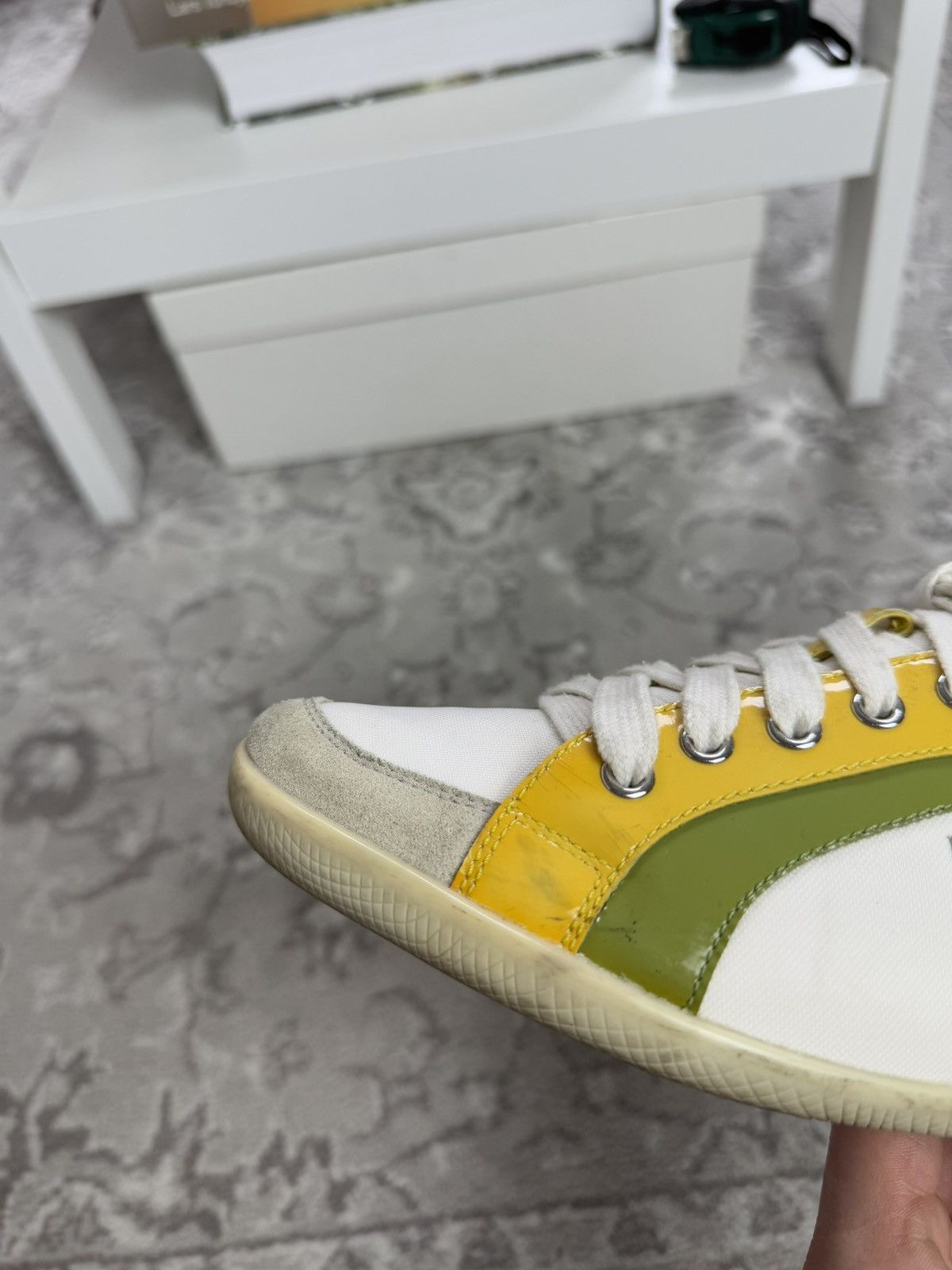 Designer × Prada VIntage Prada low top sneakers shoes US8 designer luxury y2k Size US 8 / IT 38 - 14 Thumbnail
