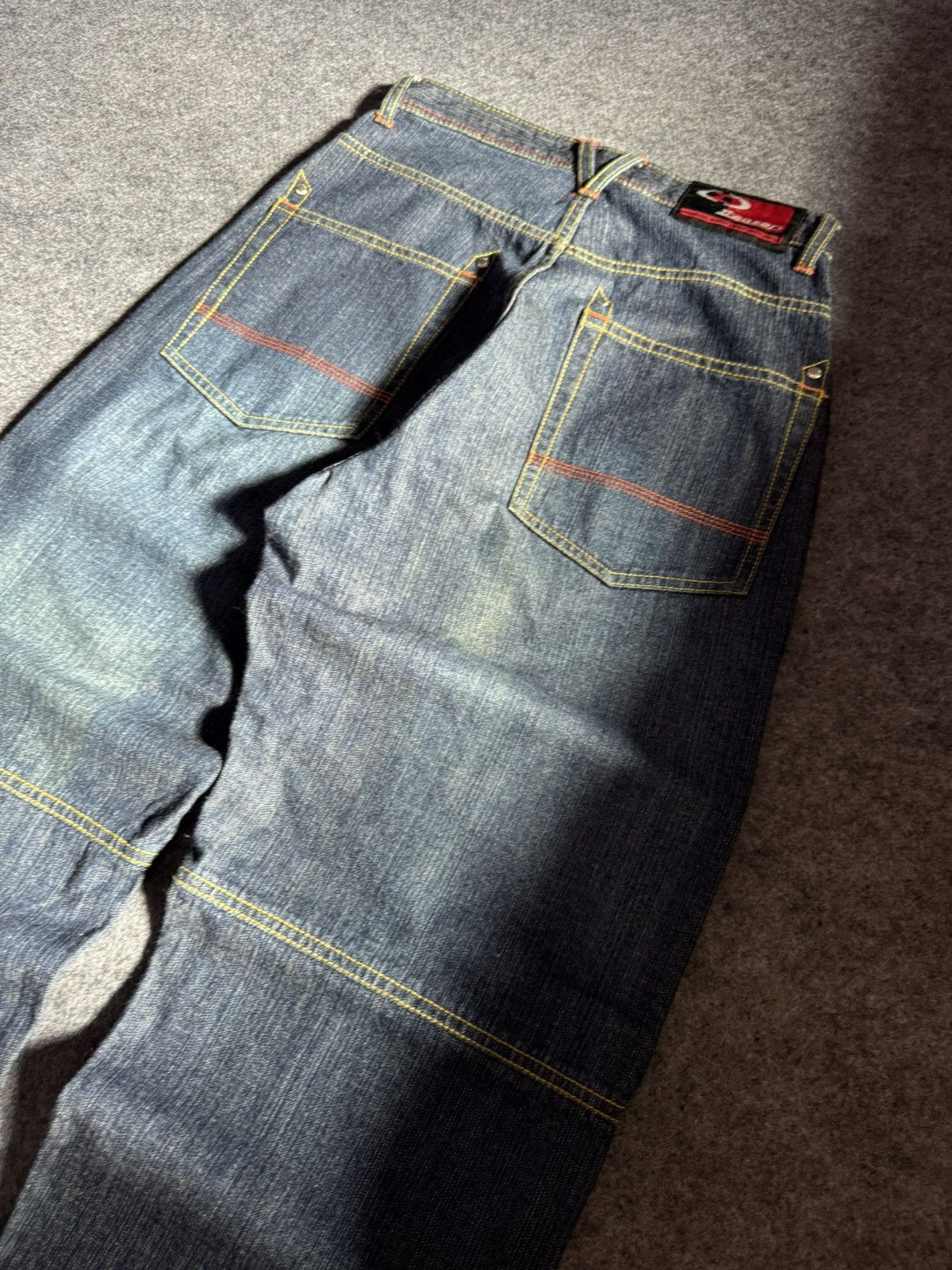 G-Unit × JNCO 2000s Transfer Baggy Patch Work Details Loose Jeans Size US 29 - 13 Thumbnail