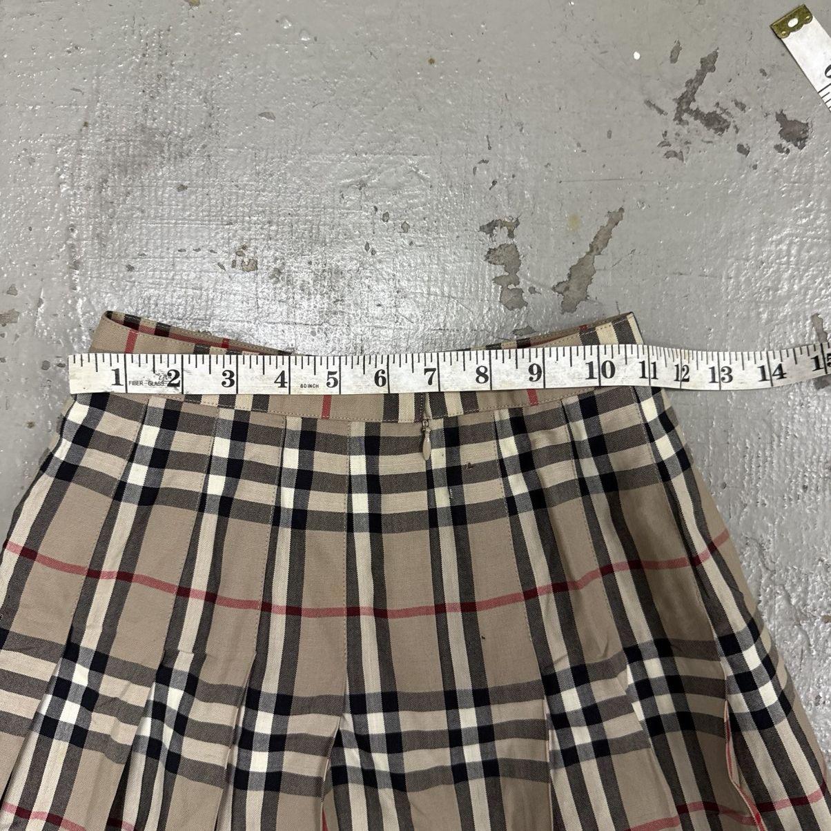 Burberry Vintage 90's Burberrys Nova Check Skirt Size 22" - 3 Thumbnail
