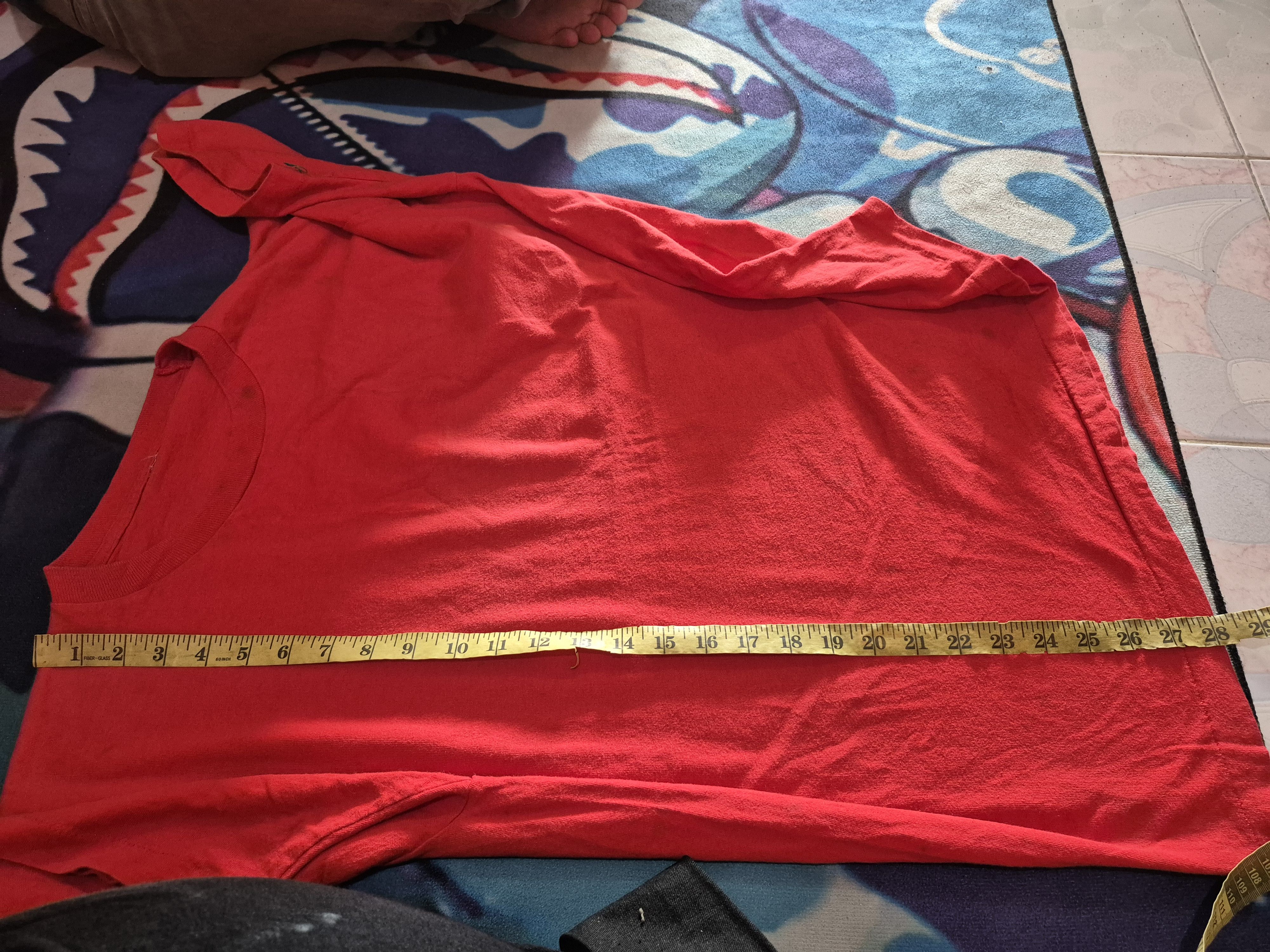 Vintage 🔥 Vintage 90s Plain Red Tees Size US XL / EU 56 / 4 - 13 Thumbnail
