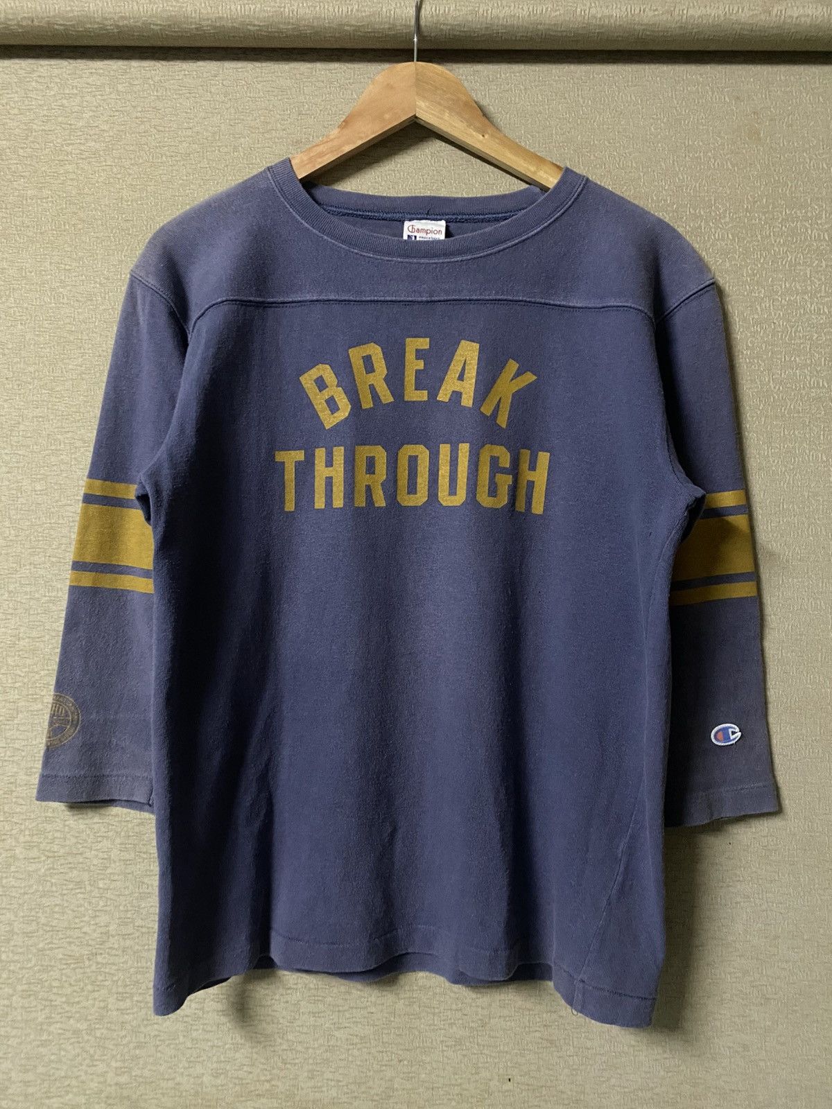 Champion × Neighborhood × Vintage Vintage 80s Champion x Neigborhood Break Through 3q Tshirt Size US M / EU 48-50 / 2 - 1 Thumbnail