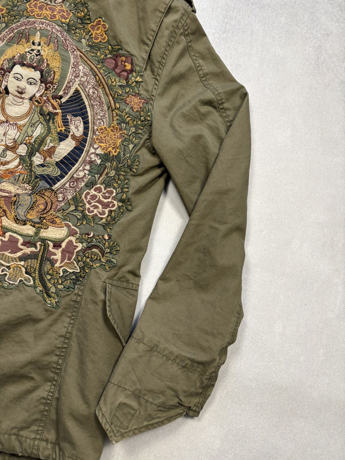 Vintage Vintage Royal Buddha Military Embroidered Jacket U.S Army Size US S / EU 44-46 / 1 - 2 Thumbnail