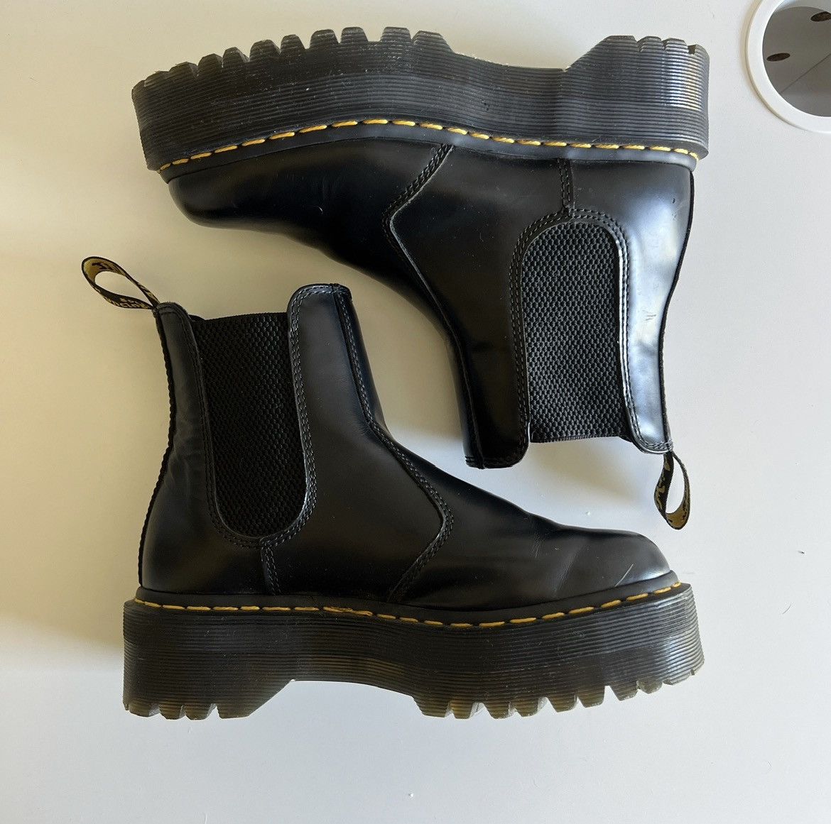 Dr. Martens LIKE NEW Dr. Martins Platform Chelsea Boodts Size US 8 / IT 38 - 1 Thumbnail