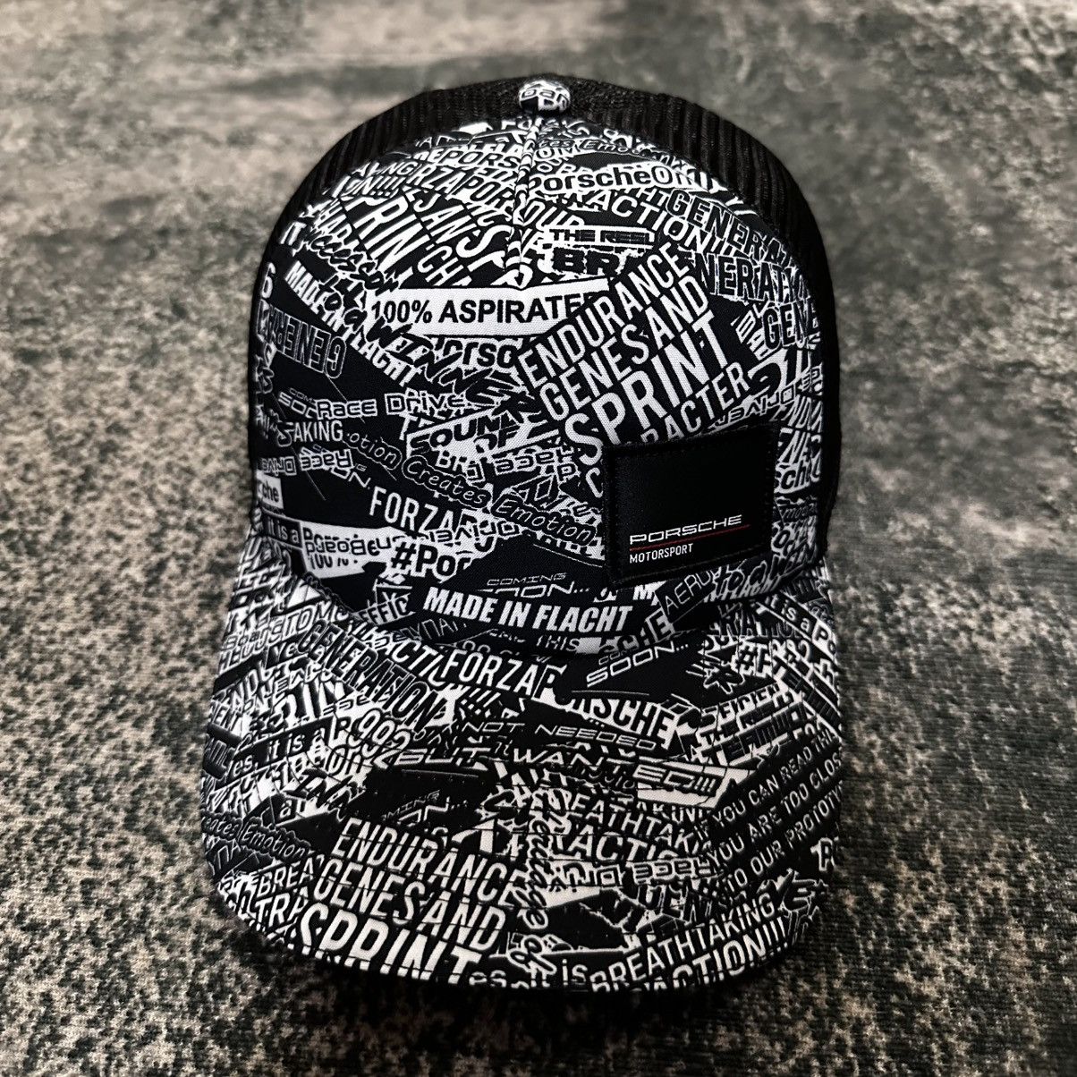 Porsche Design Porsche Motorsport Fullprint Trucker Hats Size ONE SIZE - 1 Thumbnail